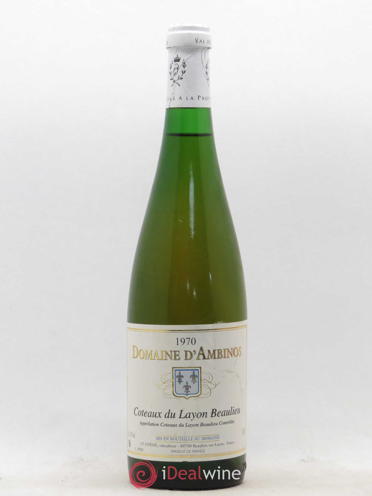Coteaux du Layon Beaulieu Domaine D'Ambinos (sans prix de réserve) 1970 - Lotto di 1 bottiglia - 0