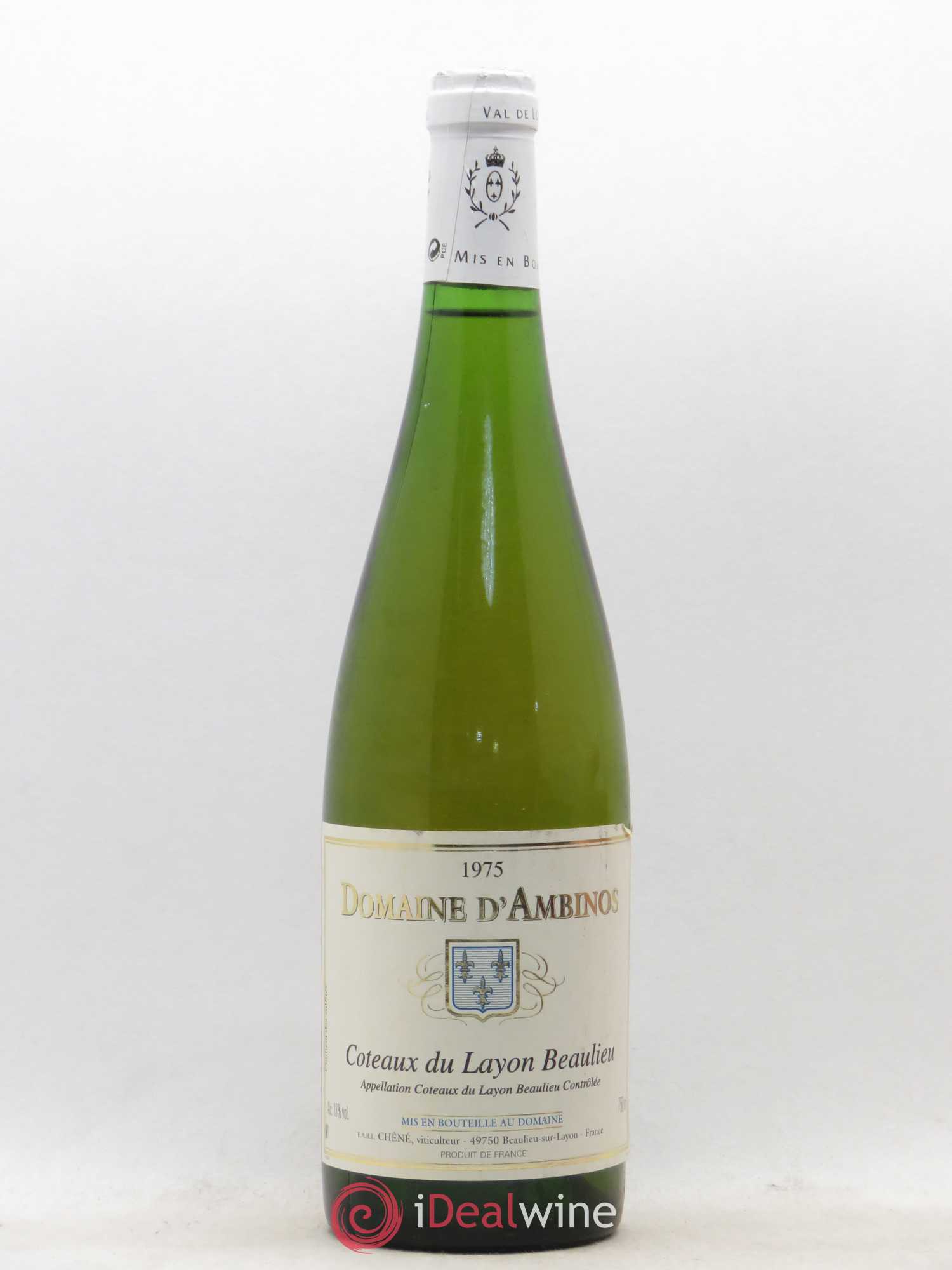 Coteaux du Layon Beaulieu Domaine D'Ambinos (sans prix de réserve) 1975 - Lotto di 1 bottiglia - 0