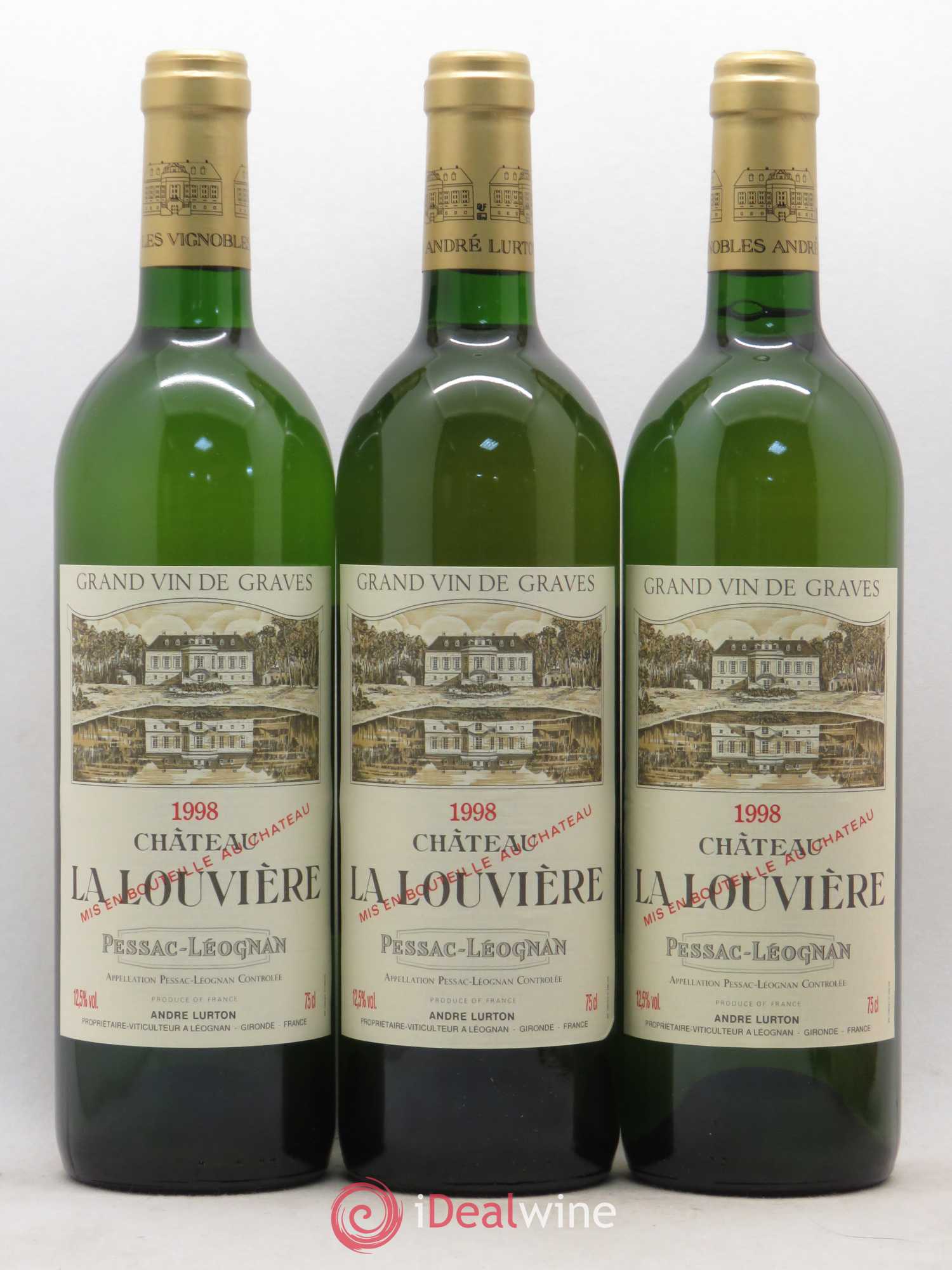 Château la Louvière (sans prix de réserve) 1998 - Lot de 6 bouteilles - 2