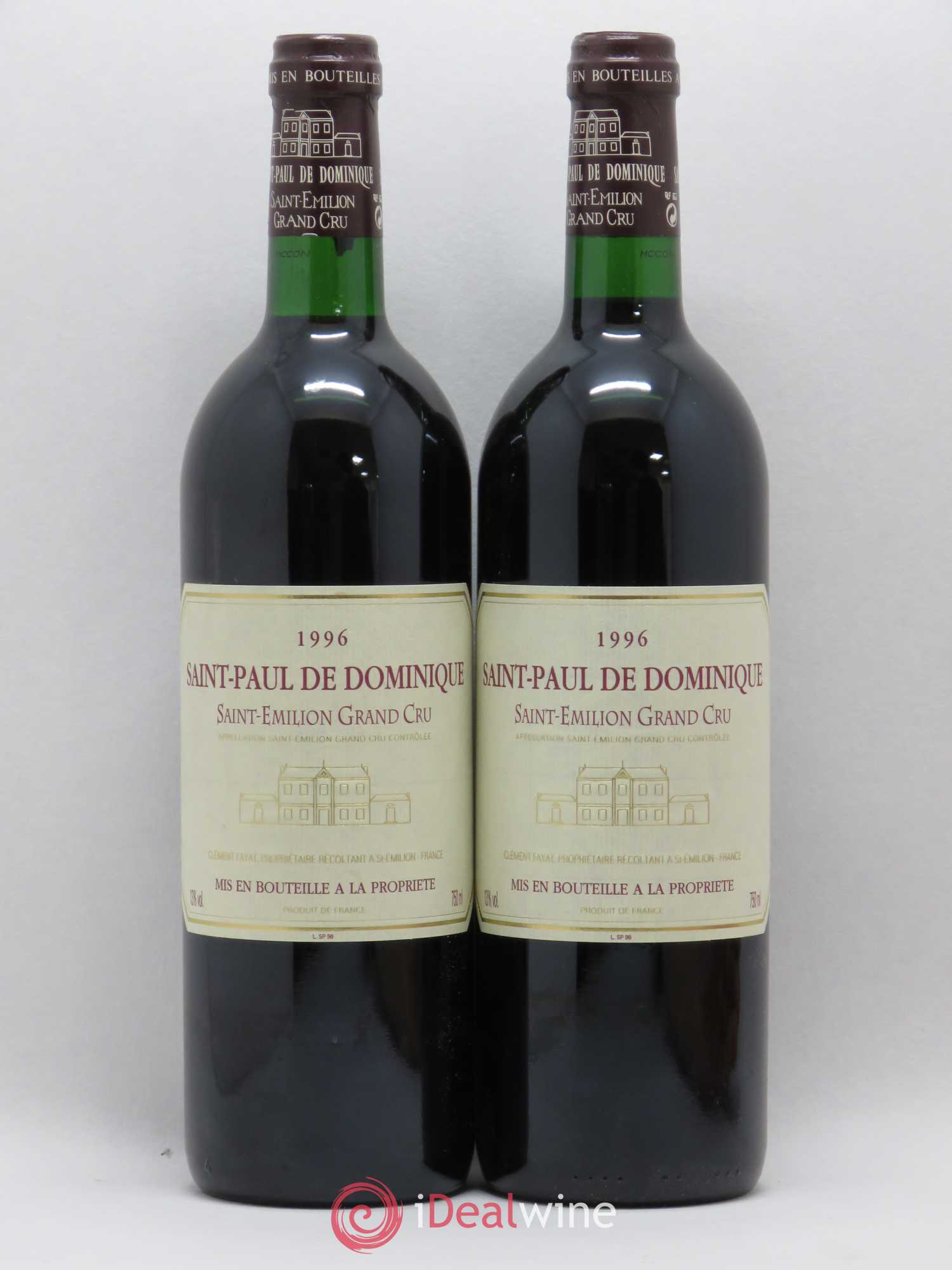 Saint-Paul de Dominique 1996 - Lot de 2 bouteilles - 0
