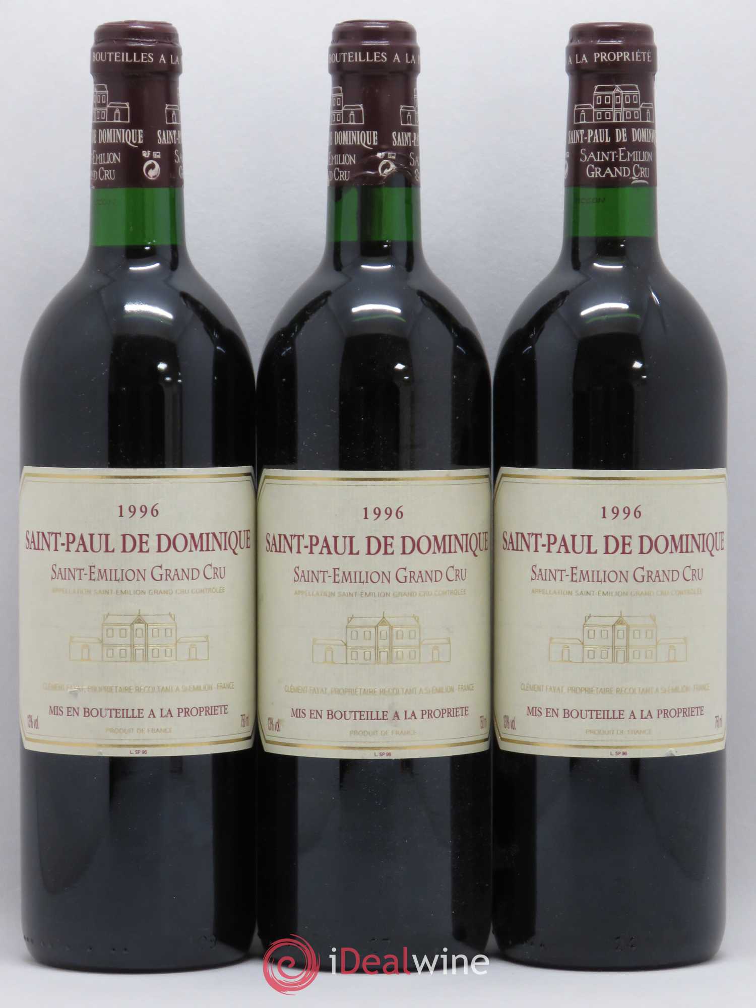 Saint-Paul de Dominique 1996 - Lot de 6 bouteilles - 2