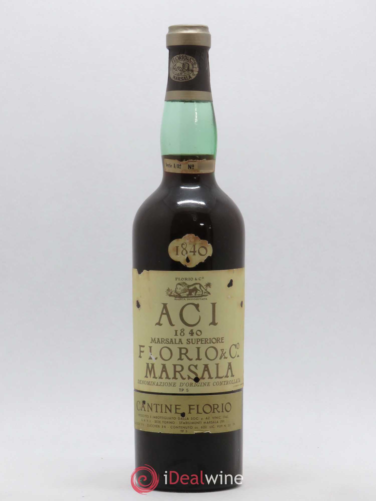 Alcool Marsala Superiore Florio 1840 - Posten von 1 Flasche - 0