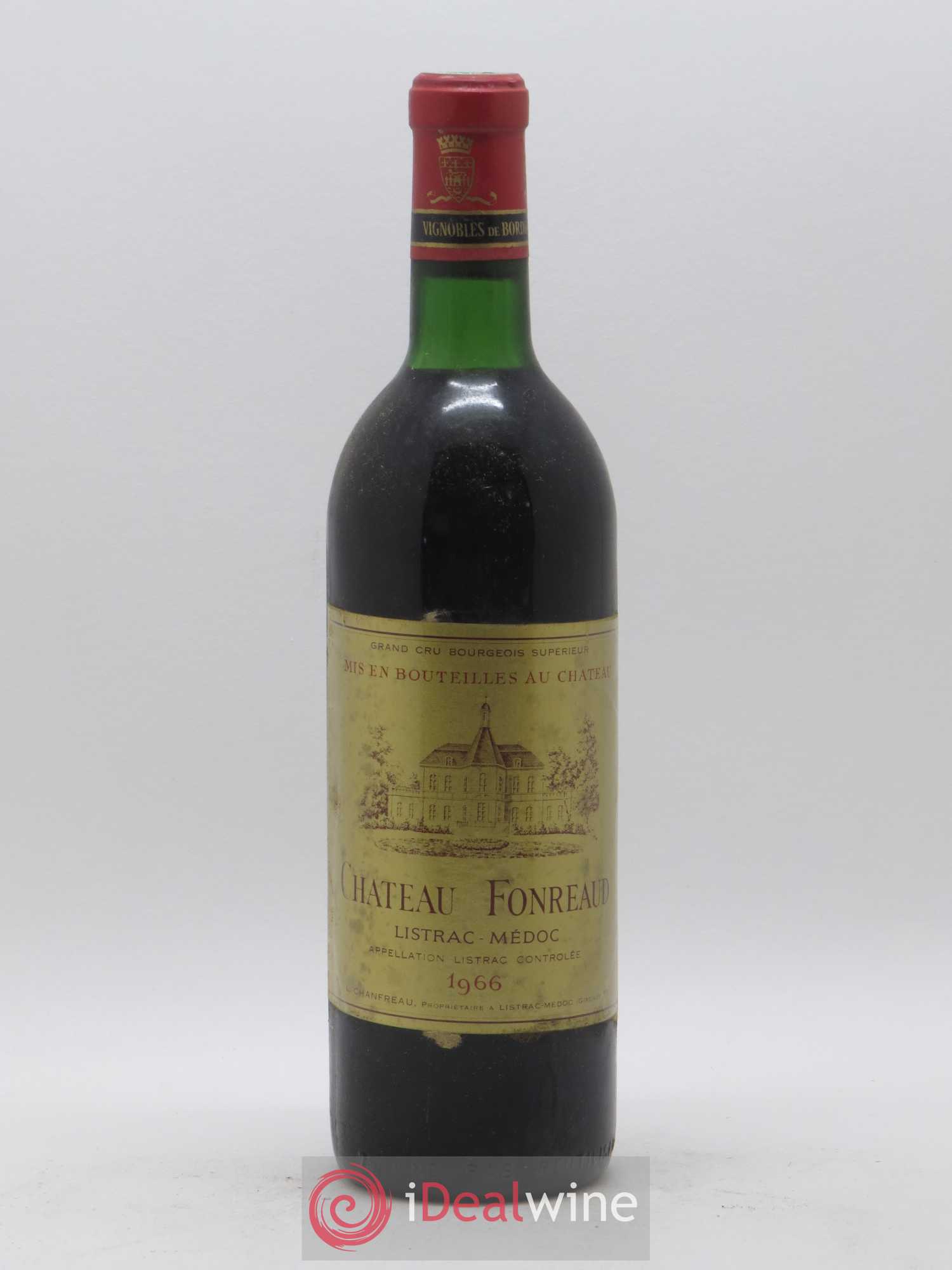 Château Fonréaud Cru Bourgeois 1966 - Lot de 1 bouteille - 0
