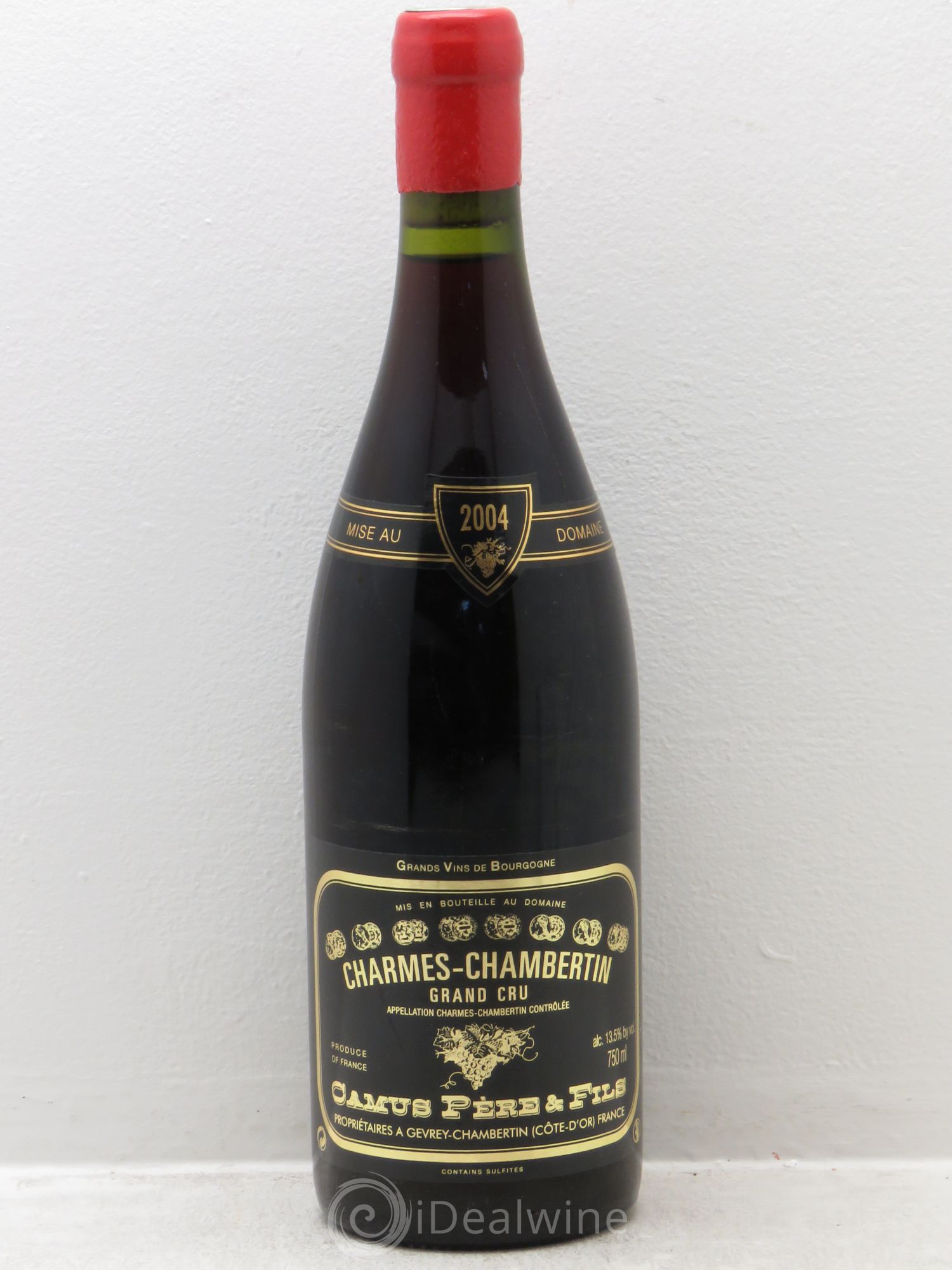 Charmes-Chambertin Grand Cru Camus Père et Fils (Domaine) 2004 - Lot de 1 bouteille - 0