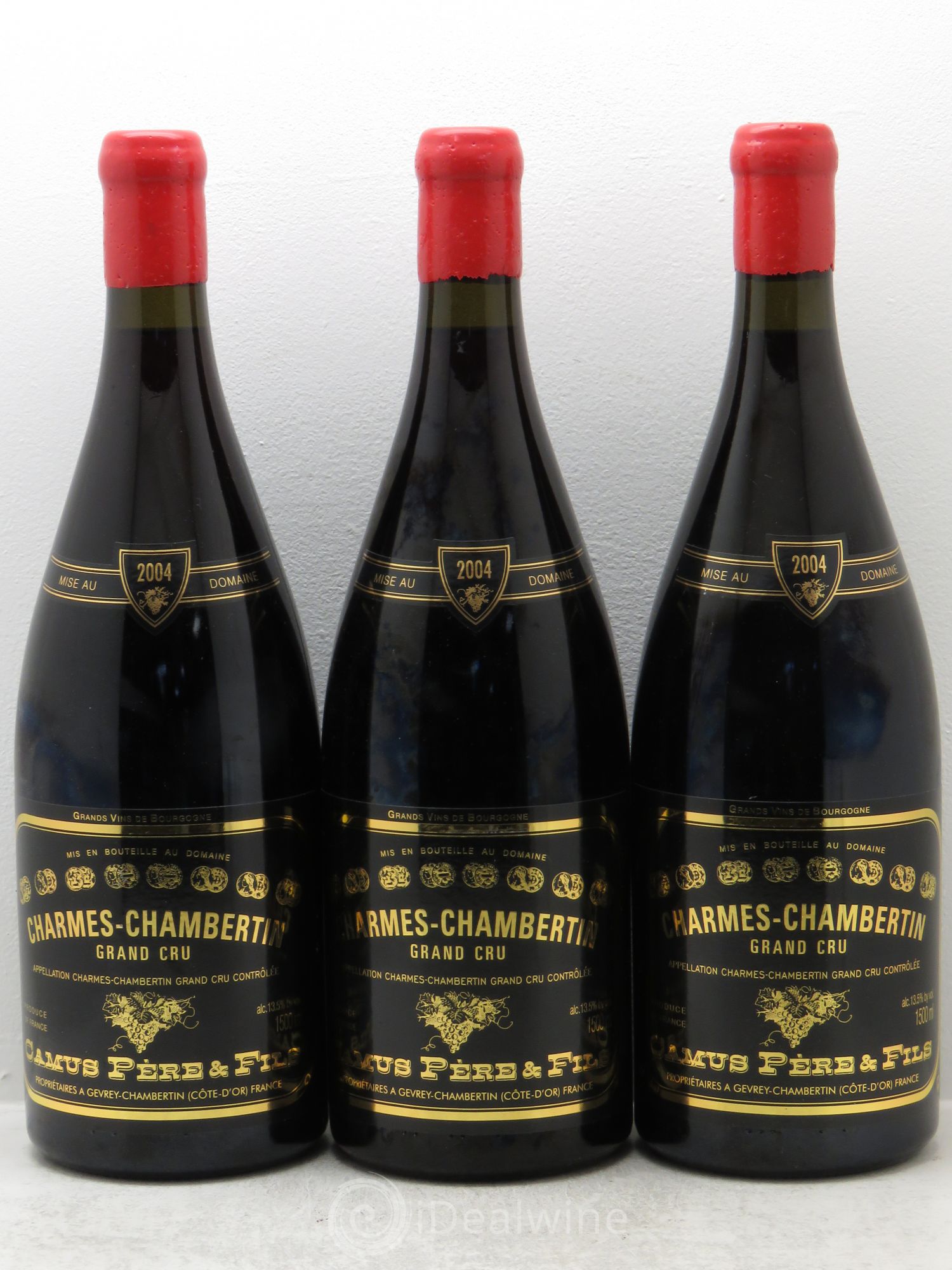 Charmes-Chambertin Grand Cru Camus Père et Fils (Domaine) 2004 - Lot de 3 magnums - 0