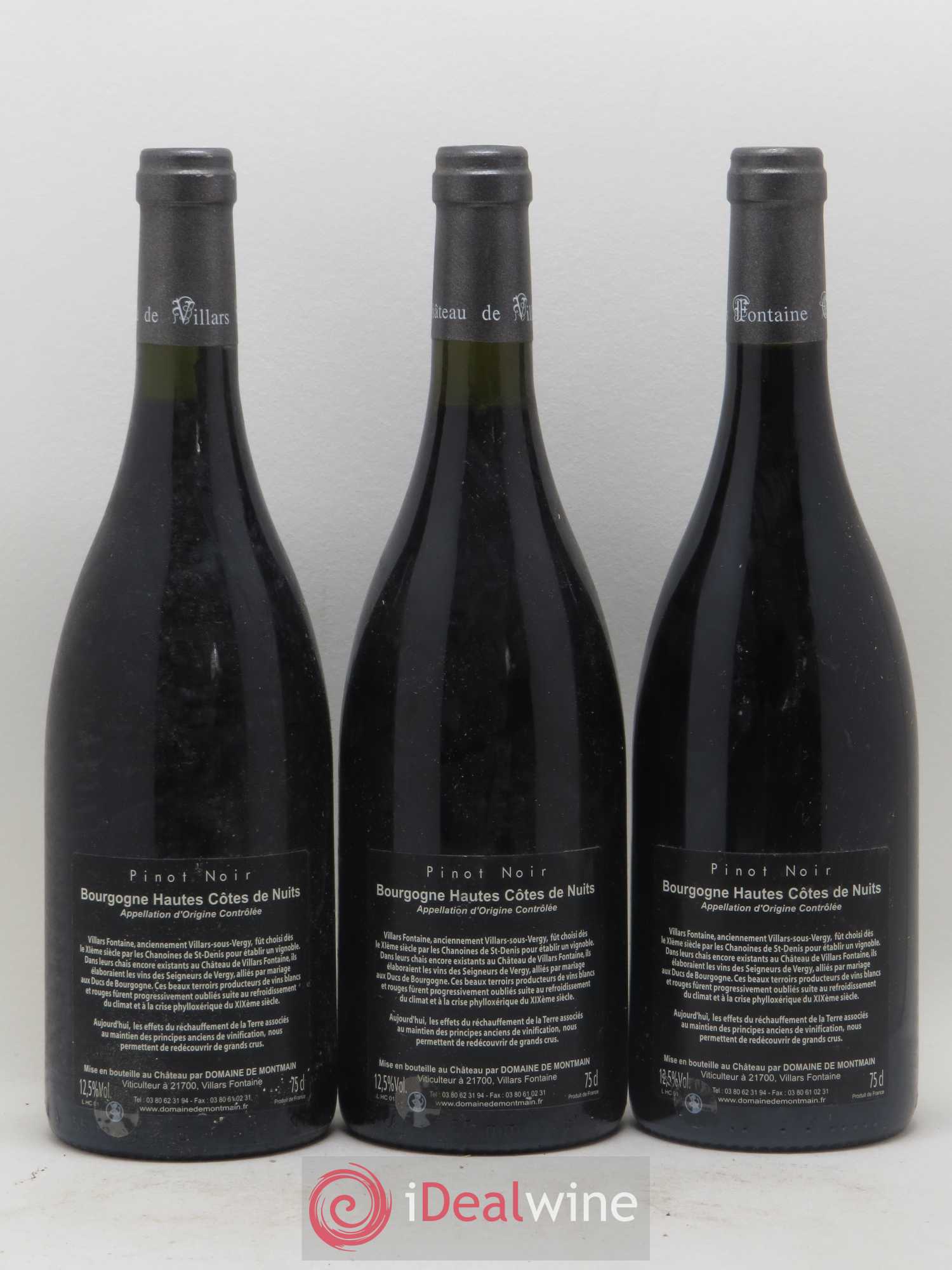 Hautes-Côtes de Nuits Villars Fontaine Les Genévrières 1998 - Posten von 3 Flaschen - 1
