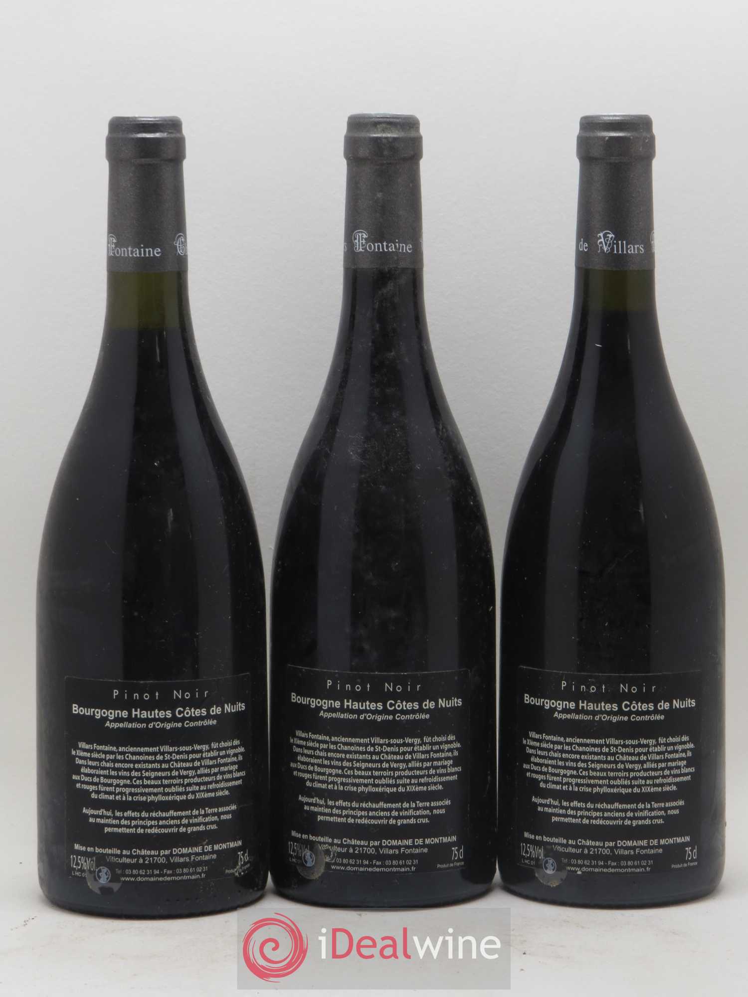 Hautes-Côtes de Nuits Villars Fontaine Les Genévrières 1998 - Posten von 3 Flaschen - 1