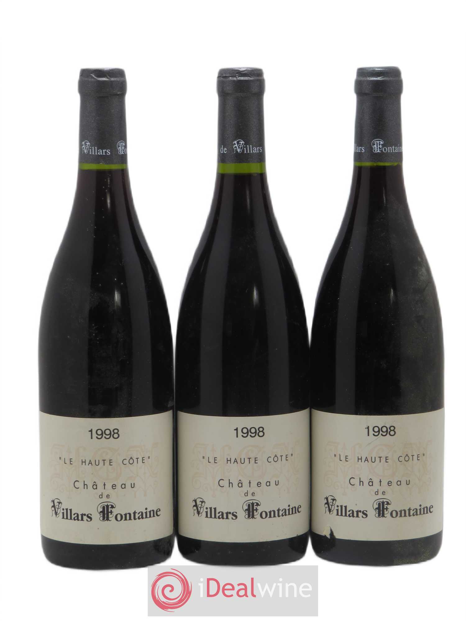 Hautes-Côtes de Nuits Villars Fontaine Le Haute Côte 1998 - Posten von 3 Flaschen - 0