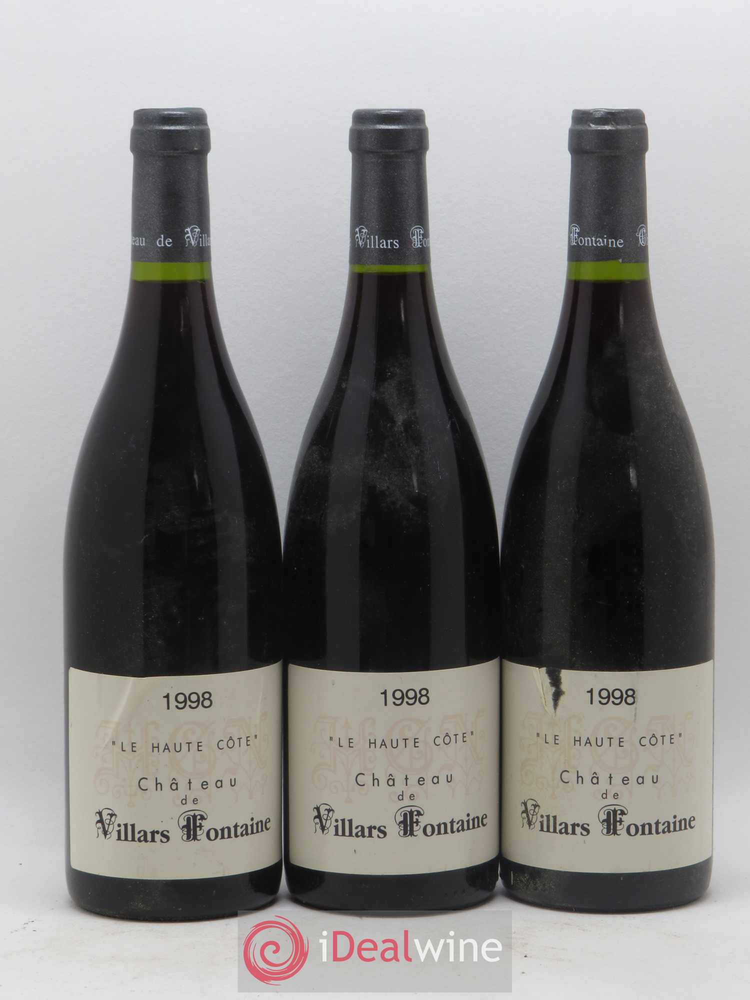 Hautes-Côtes de Nuits Villars Fontaine Le Haute Côte 1998 - Posten von 3 Flaschen - 0