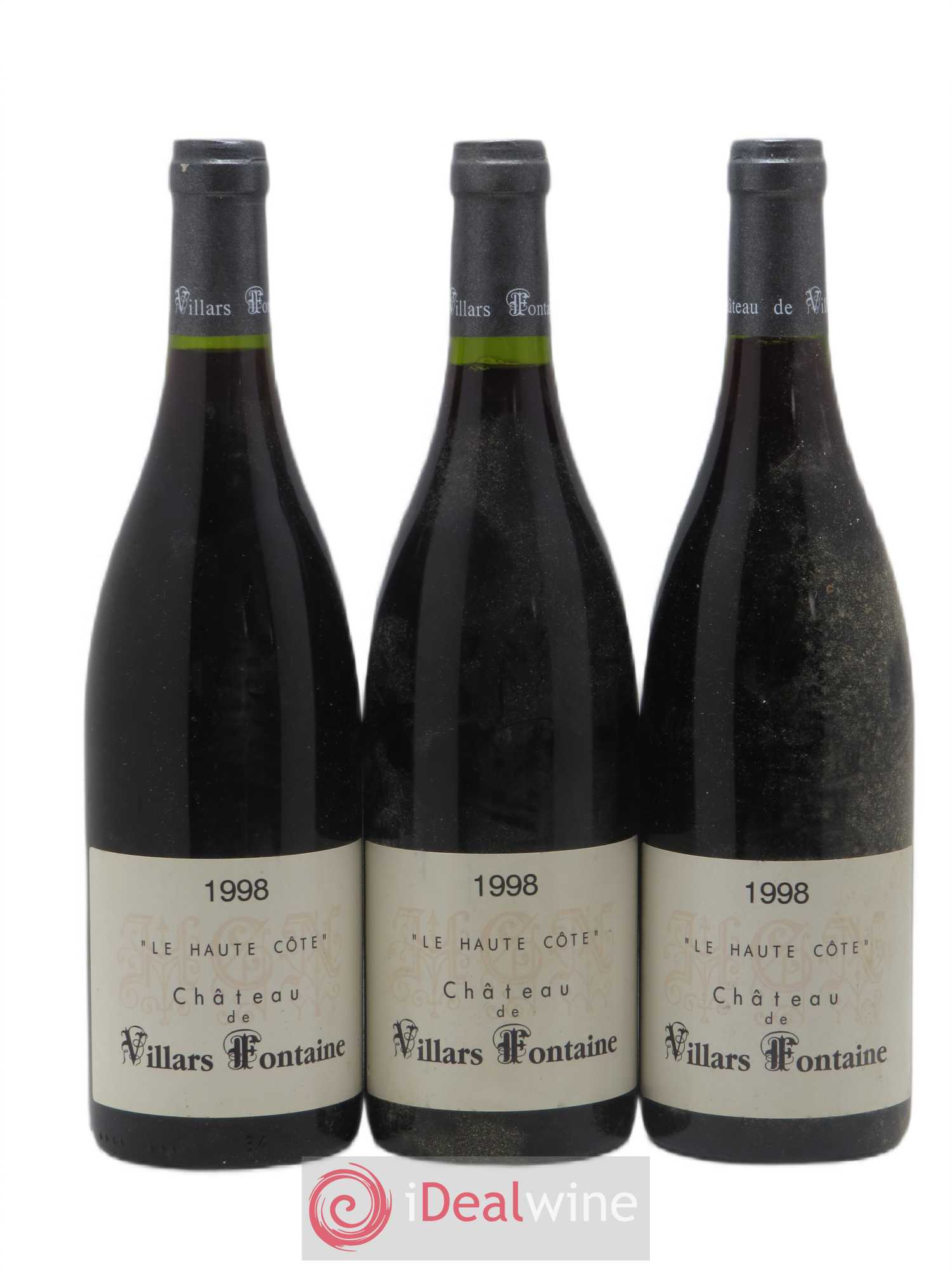 Hautes-Côtes de Nuits Villars Fontaine Le Haute Côte 1998 - Posten von 3 Flaschen - 0