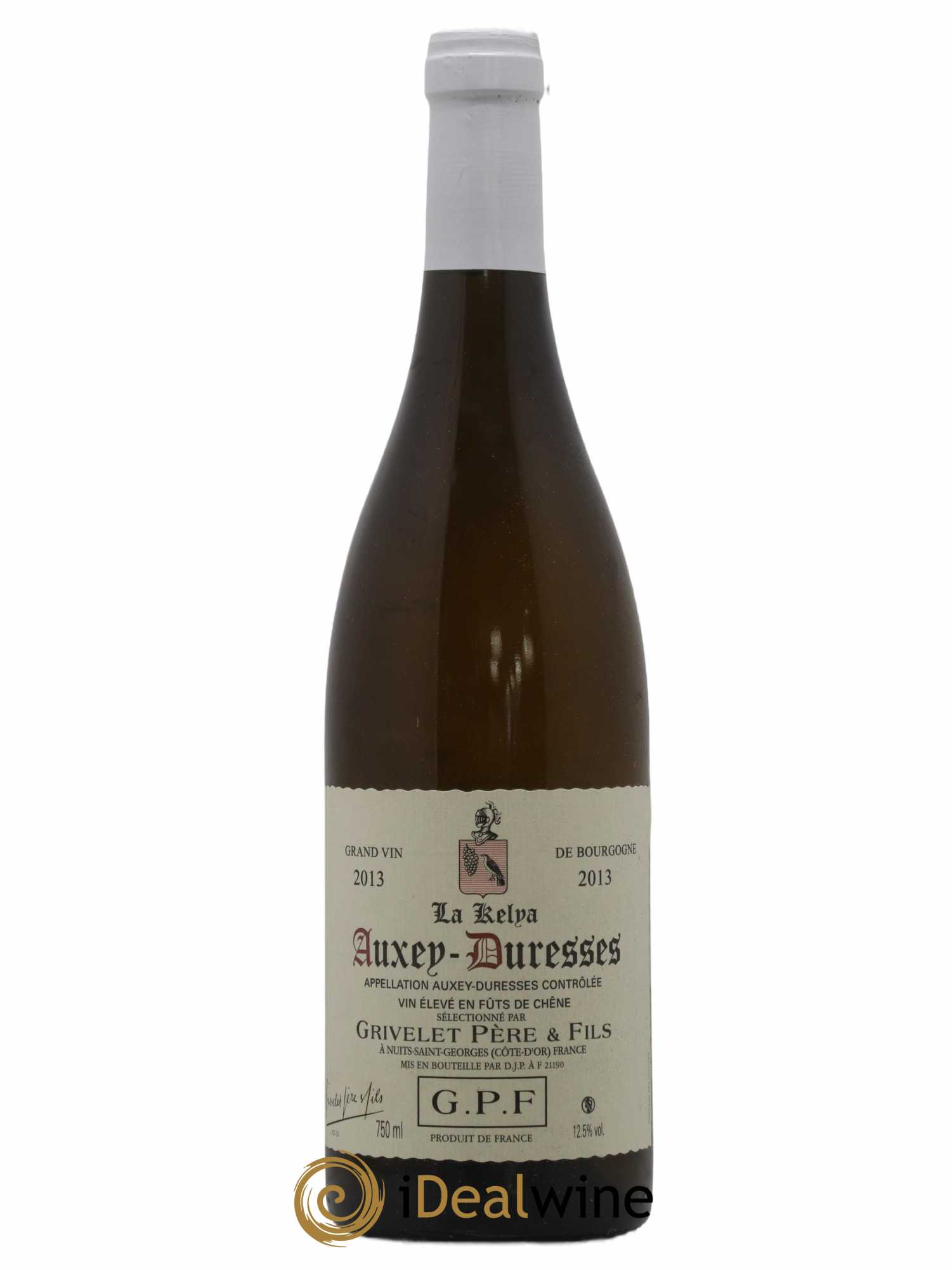 Auxey-Duresses La Kelya Grivelet Pere & Fils Blanc 2013 - Lot de 1 bouteille - 0