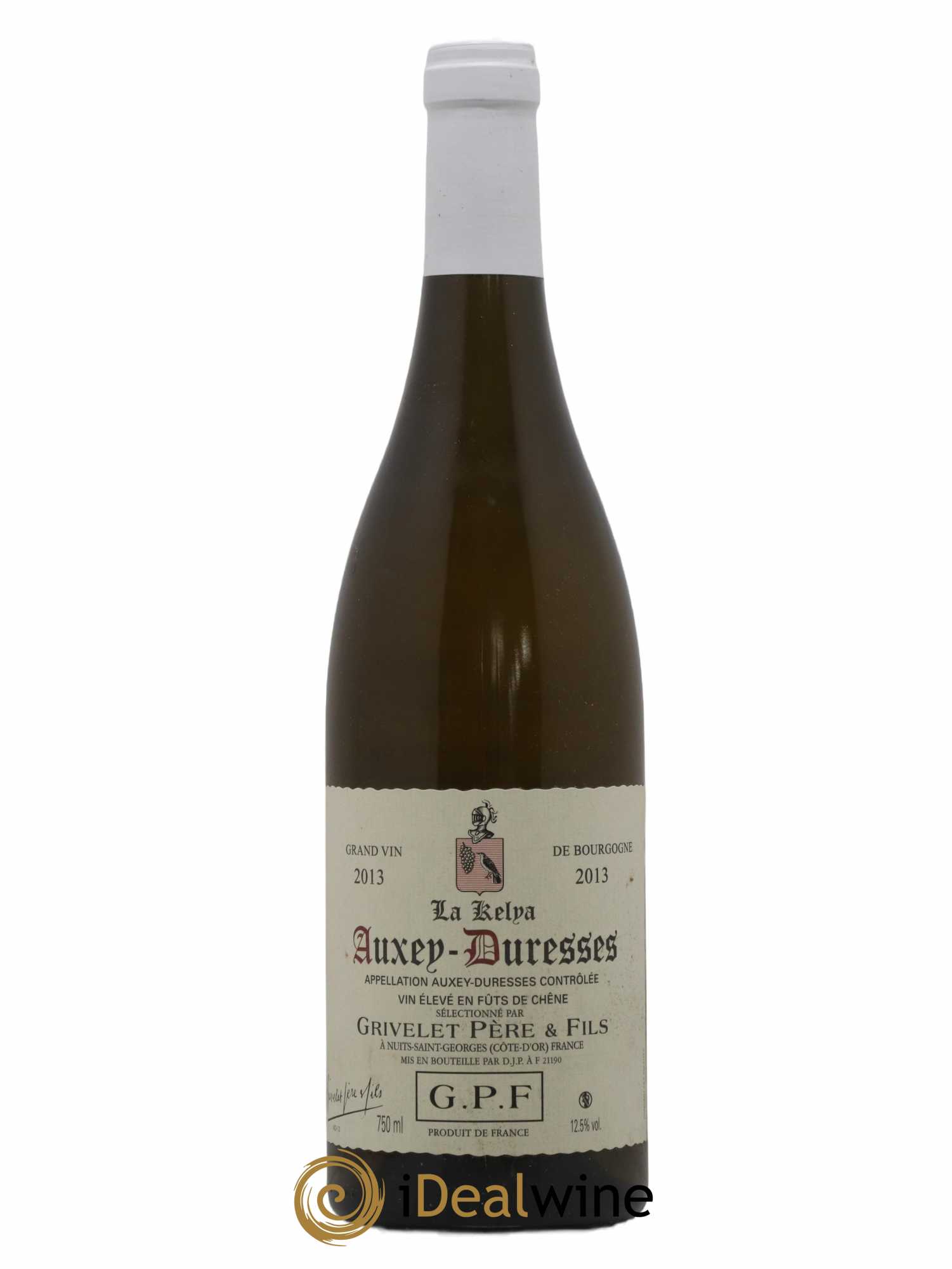 Auxey-Duresses La Kelya Grivelet Pere & Fils Blanc 2013 - Lot de 1 bouteille - 0