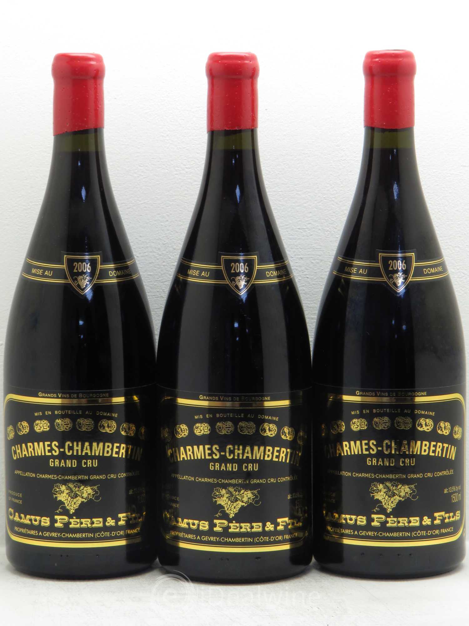 Charmes-Chambertin Grand Cru Camus Père et Fils (Domaine) 2006 - Posten von 3 Magnum - 0