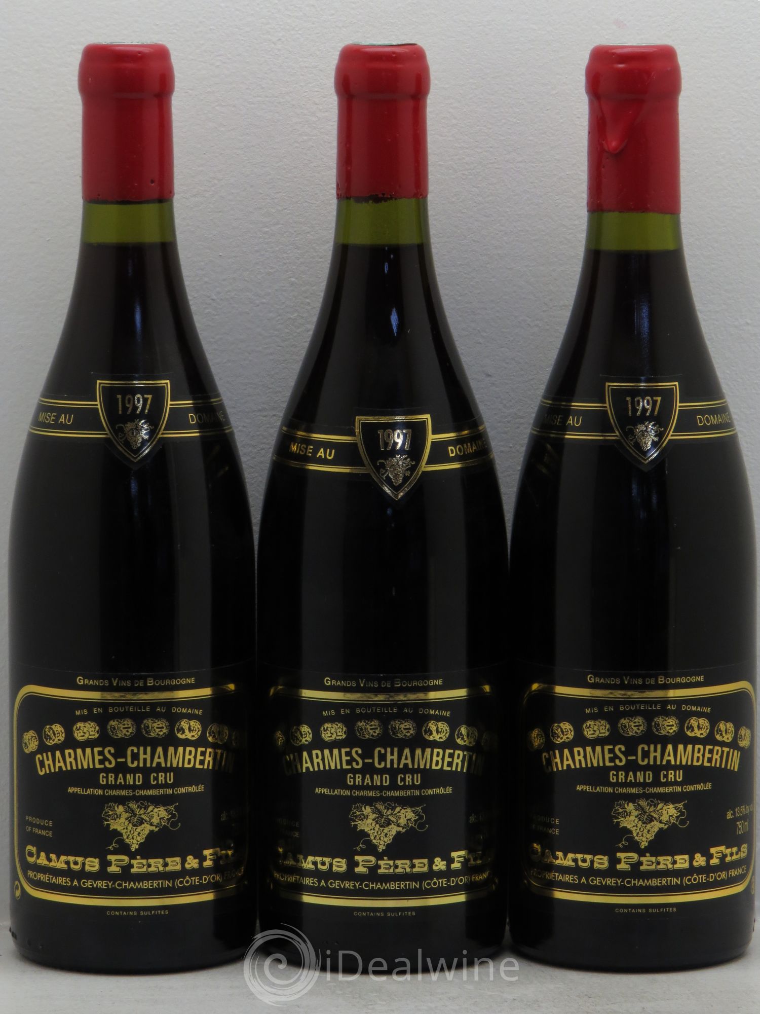 Charmes-Chambertin Grand Cru 1997 - Lot de 3 bouteilles - 0