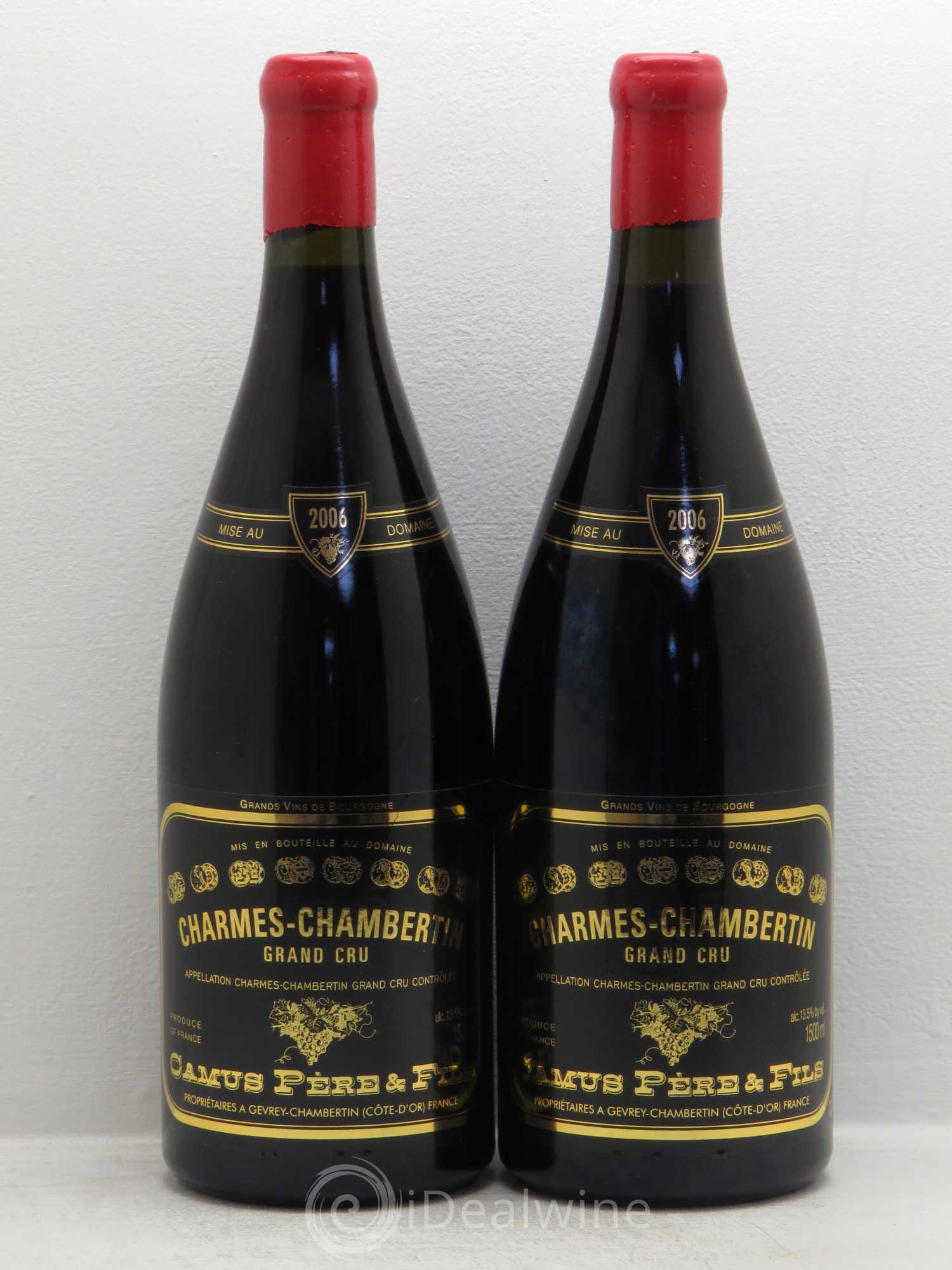 Charmes-Chambertin Grand Cru Camus Père et Fils (Domaine) 2006 - Lot de 2 magnums - 0