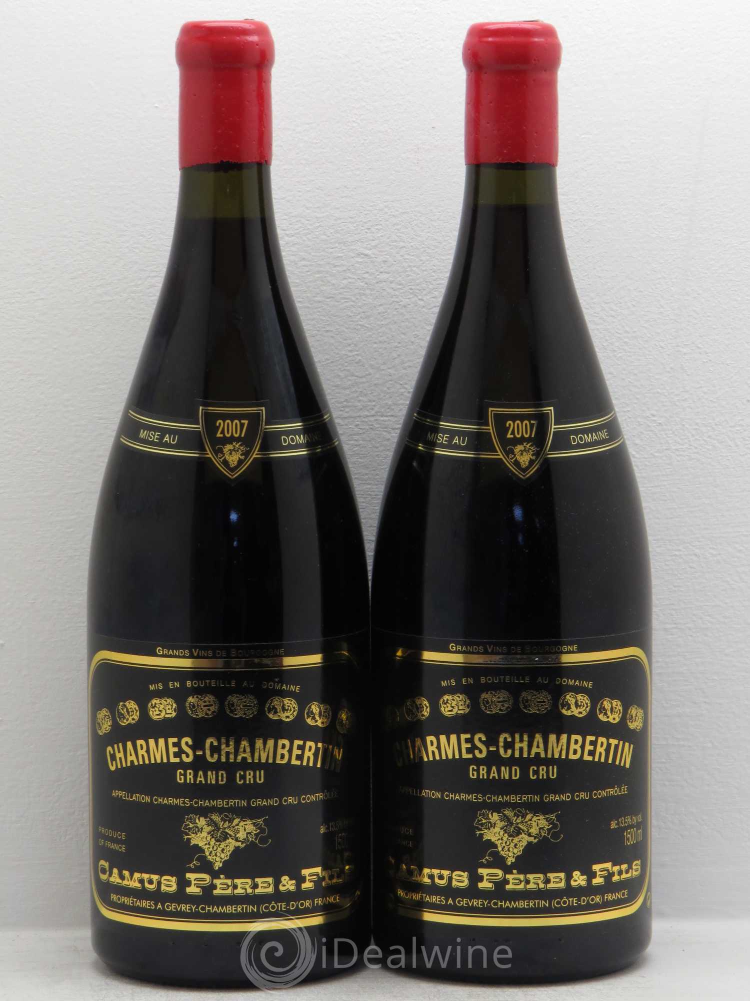 Charmes-Chambertin Grand Cru Camus Père et Fils (Domaine) 22/12/17 2007 - Lot de 2 magnums - 0
