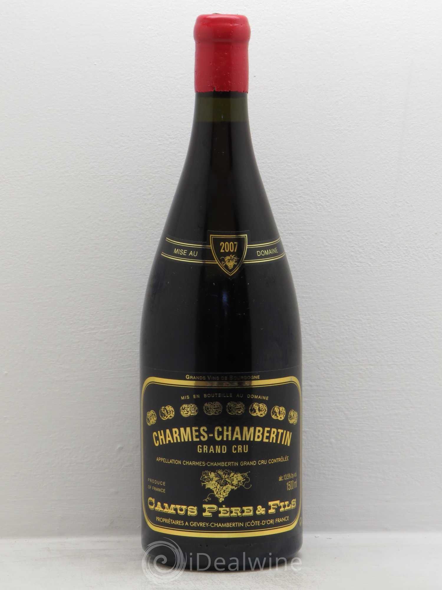 Charmes-Chambertin Grand Cru Camus Père et Fils (Domaine) 2007 - Posten von 1 Magnum - 0