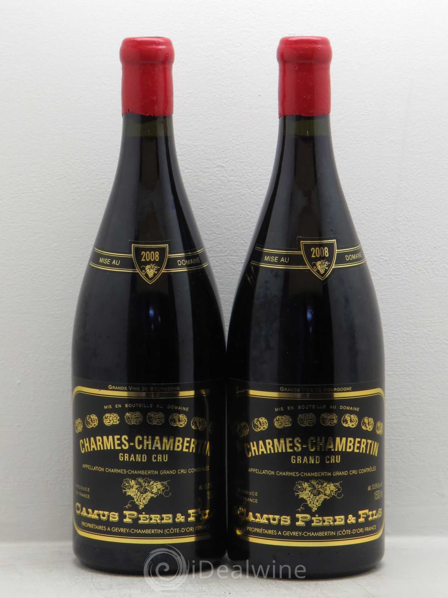 Charmes-Chambertin Grand Cru Camus Père et Fils (Domaine) 2008 - Lot de 2 magnums - 0