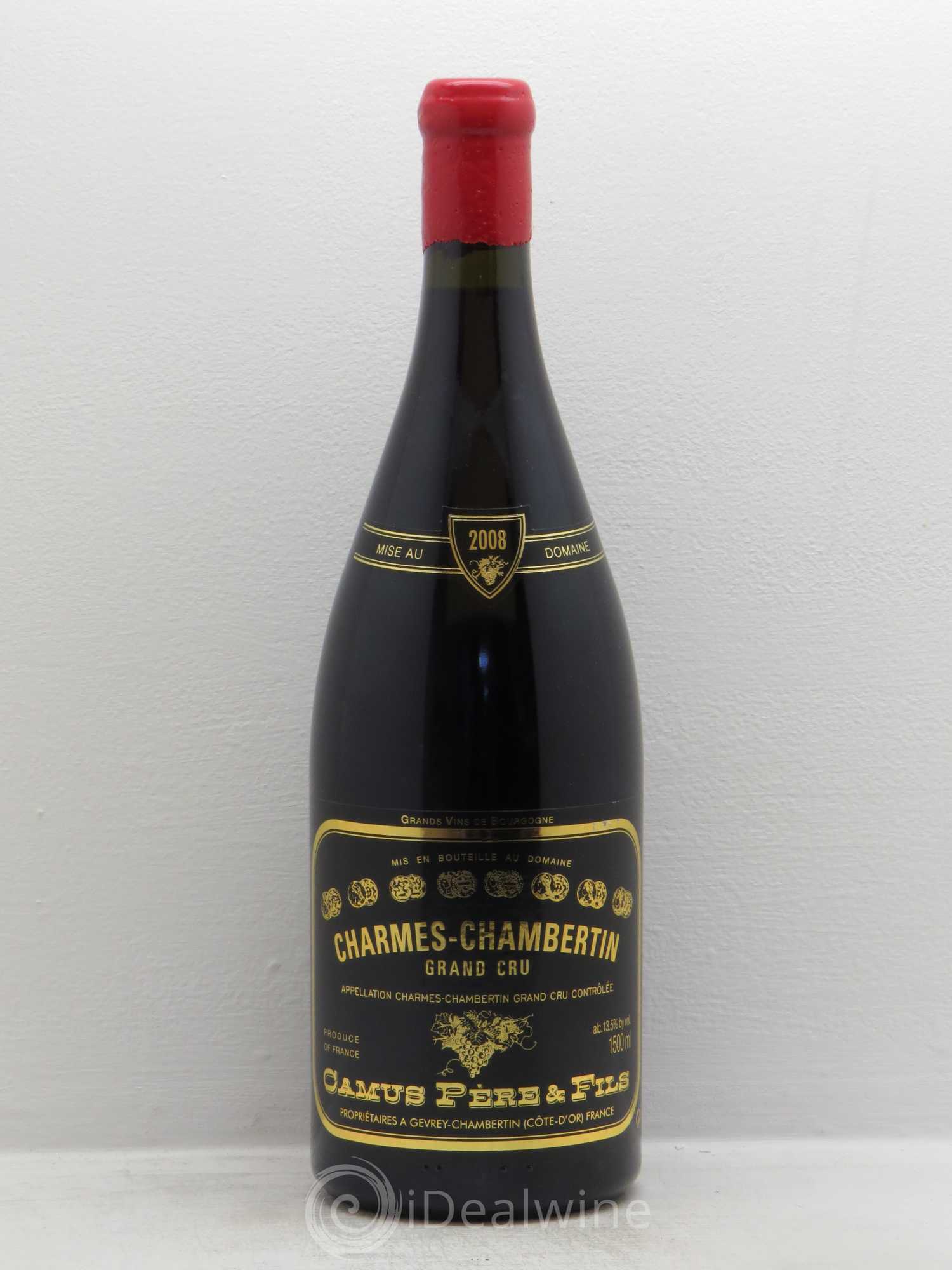 Charmes-Chambertin Grand Cru Camus Père et Fils (Domaine) 2008 - Lot de 1 magnum - 0