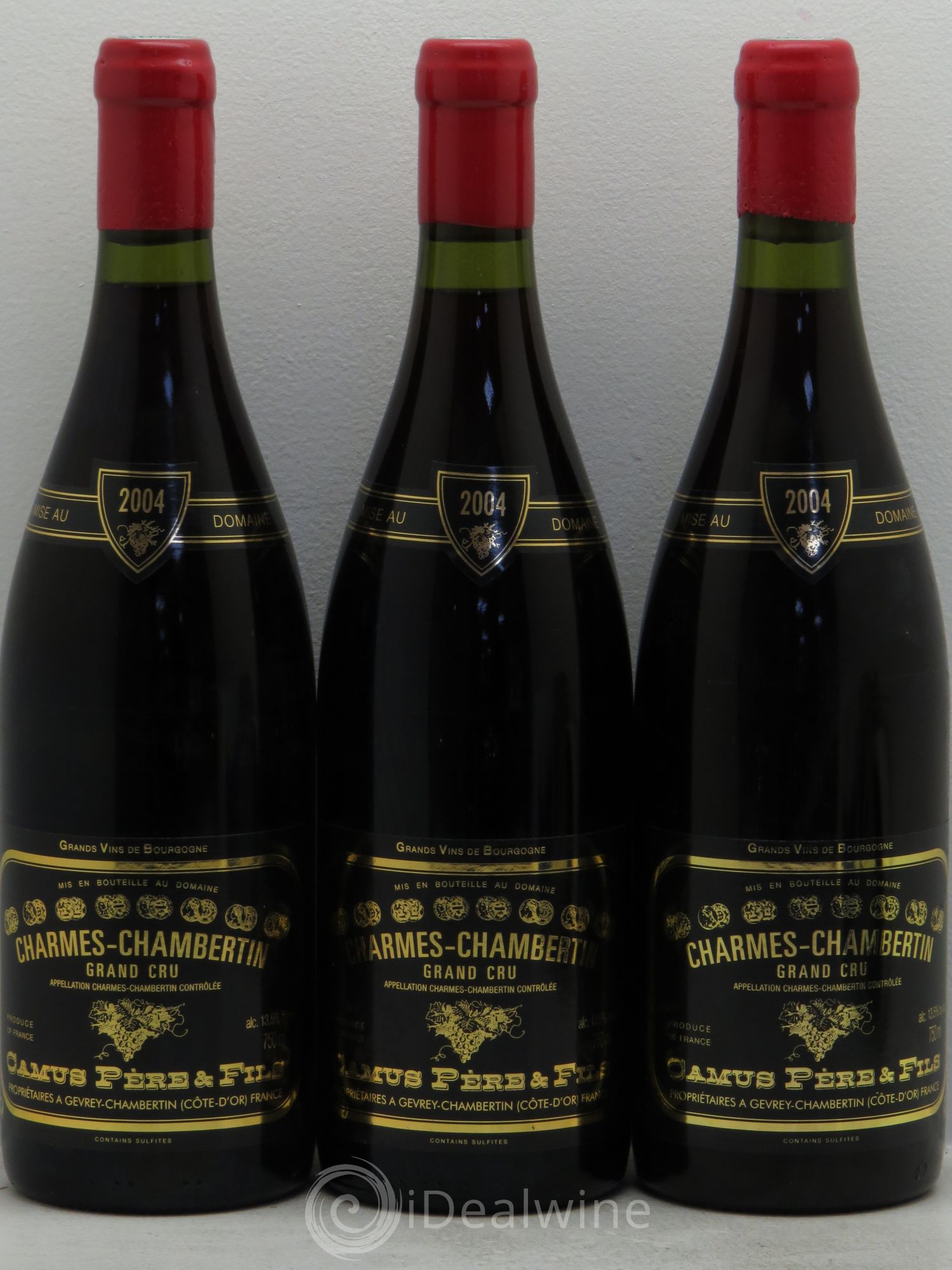 Charmes-Chambertin Grand Cru 2004 - Lot de 3 bouteilles - 0