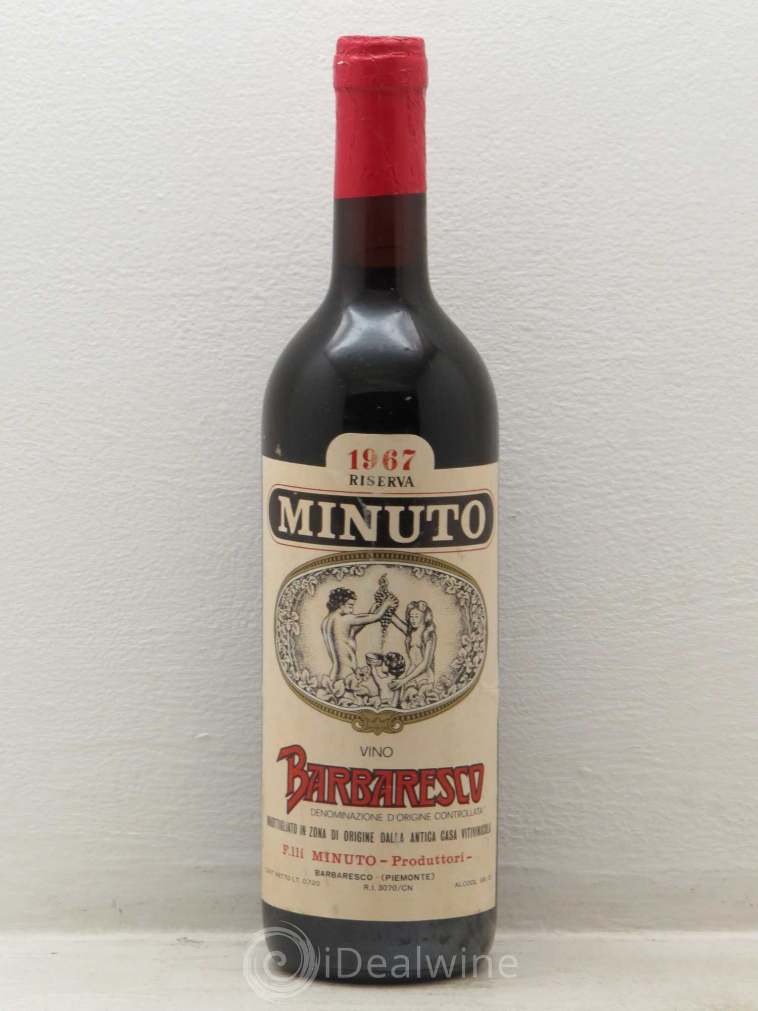 Barbaresco DOCG Riserva Paul Minuto 1967 - Lot de 1 bouteille - 0