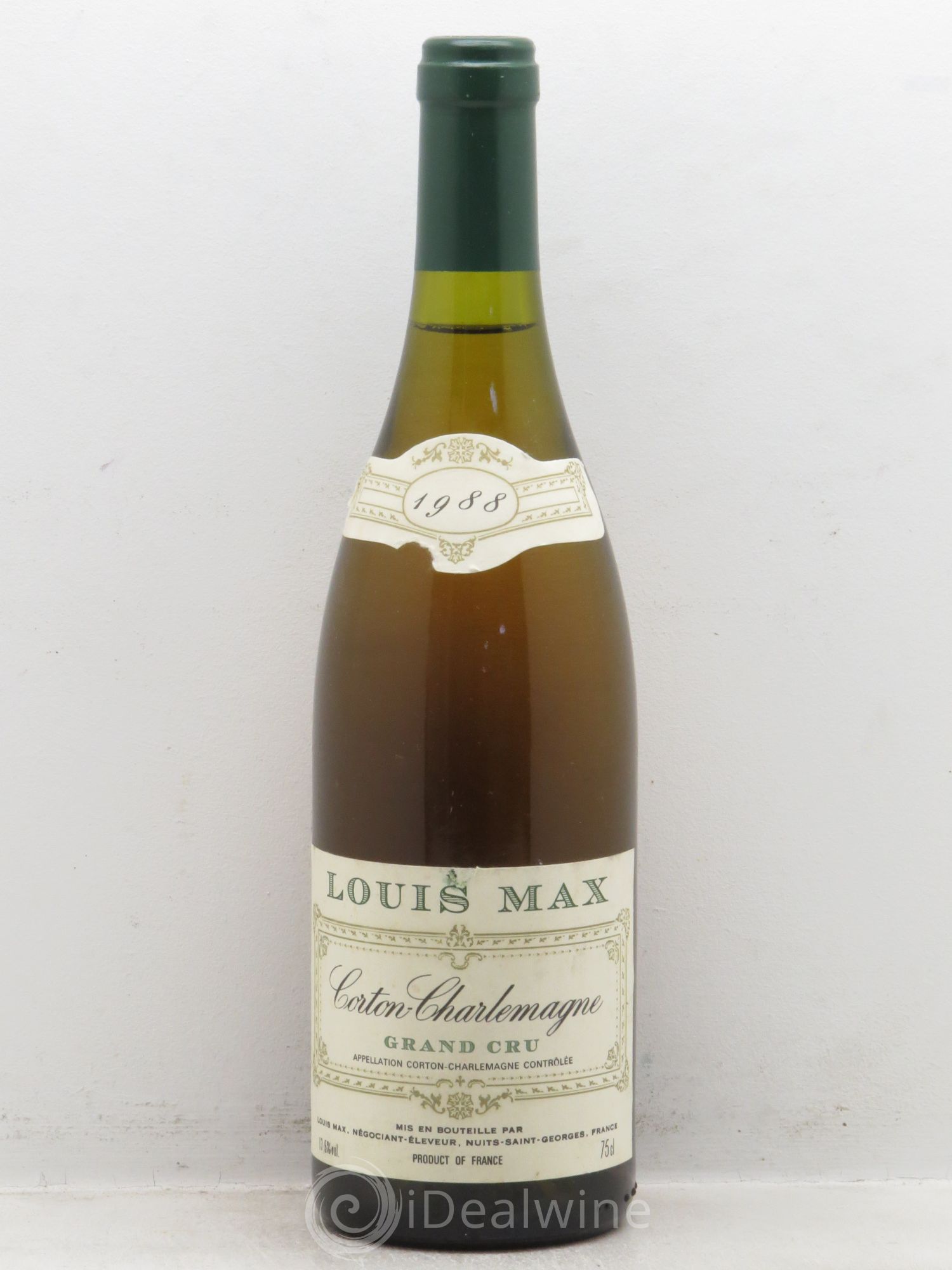 Corton-Charlemagne Grand Cru Louis Max (sans prix de réserve-no reserve) 1988 - Posten von 1 Flasche - 0