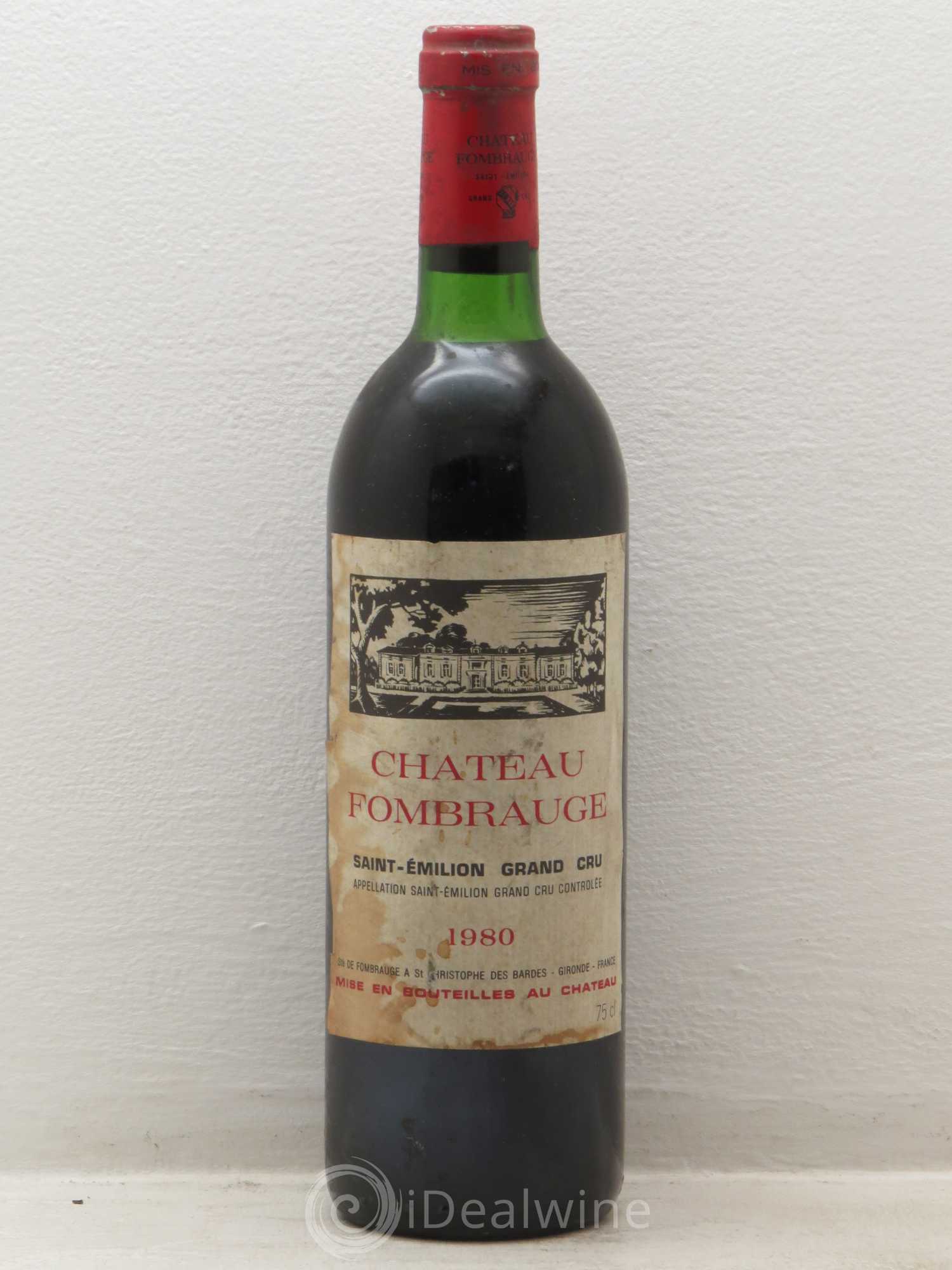 Château Fombrauge Grand Cru Classé 1980 - Lot de 1 bouteille - 0