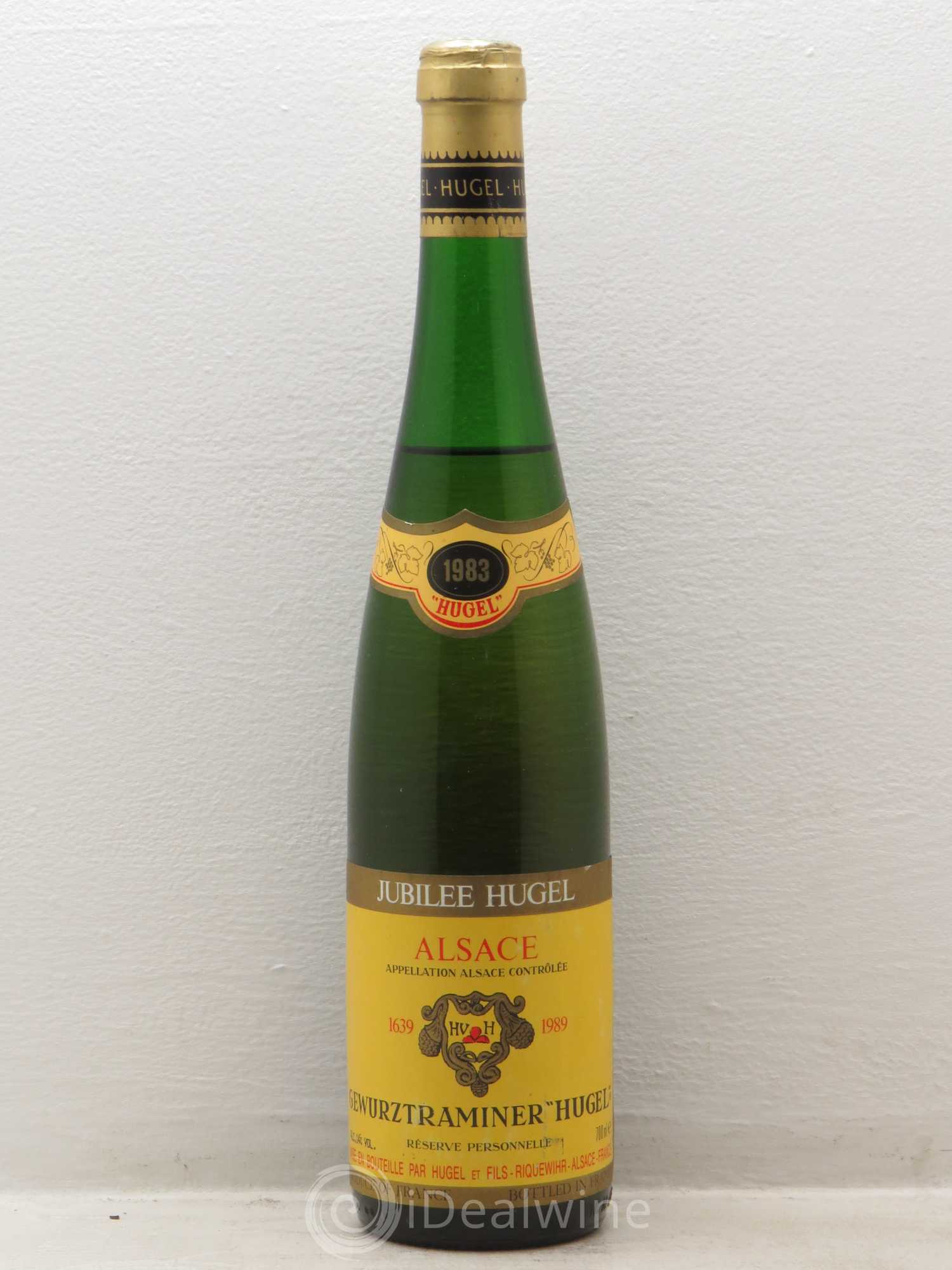 Gewurztraminer Réserve Personnelle Jubilee Hugel (Domaine) 1983 - Lot de 1 bouteille - 0