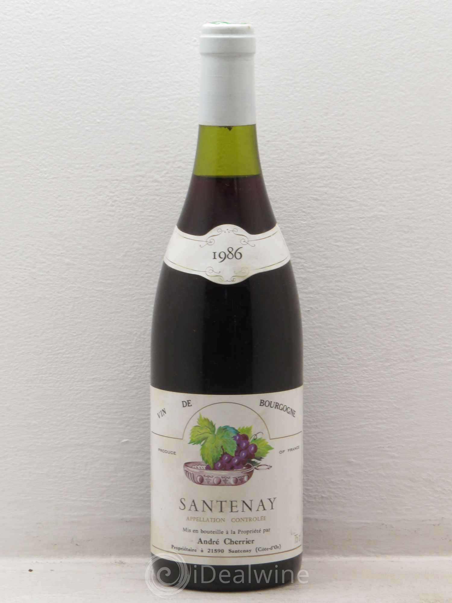Santenay Domaine Cherrier (sans prix de réserve) 1986 - Posten von 6 Flaschen - 0