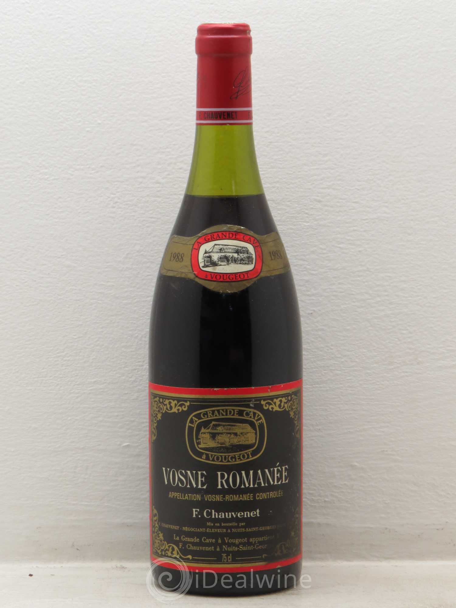 Vosne-Romanée Domaine F.Chauvenet 1988 - Posten von 1 Flasche - 0