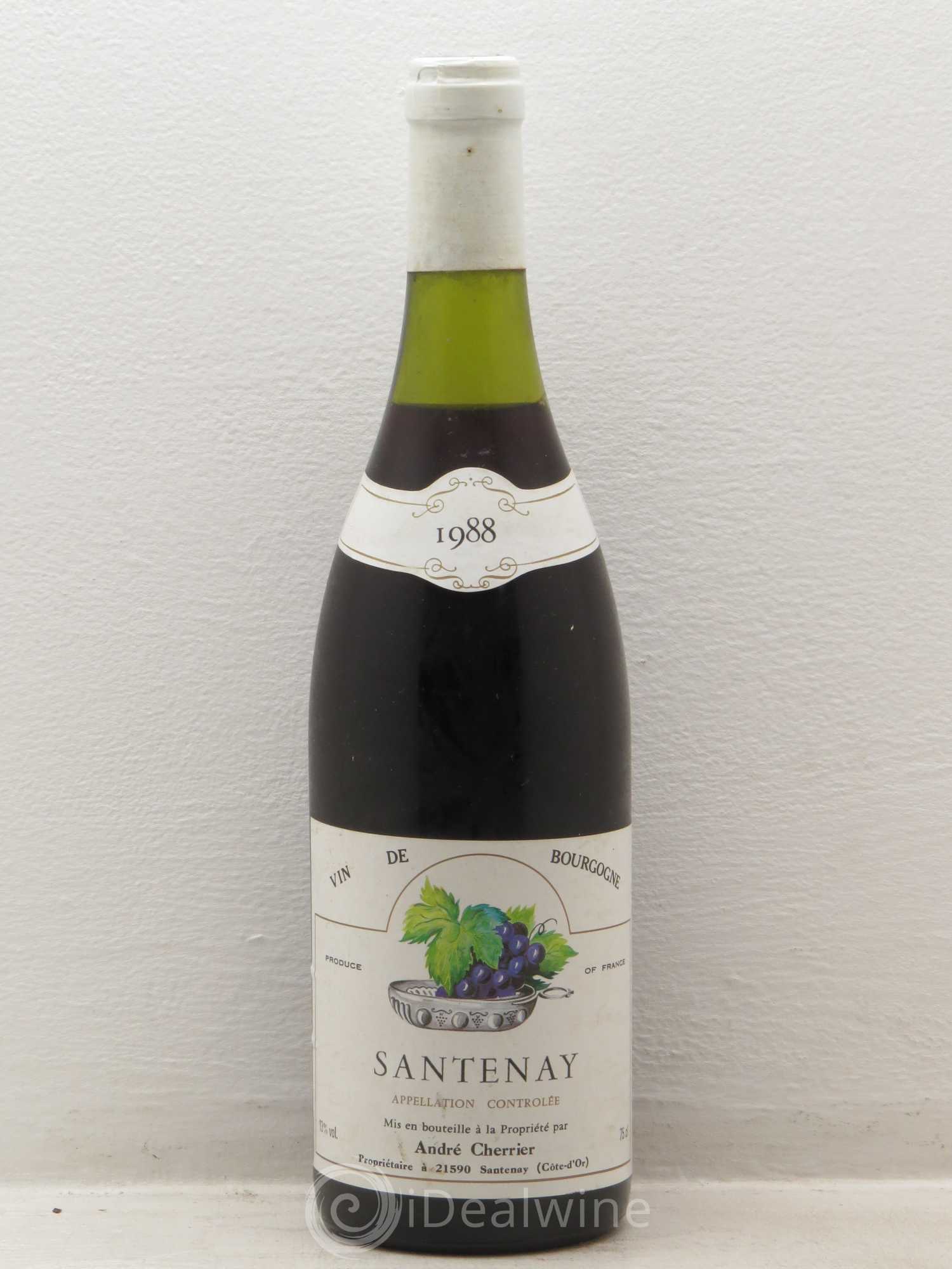 Santenay Domaine Cherrier (sans prix de réserve) 1988 - Posten von 6 Flaschen - 0
