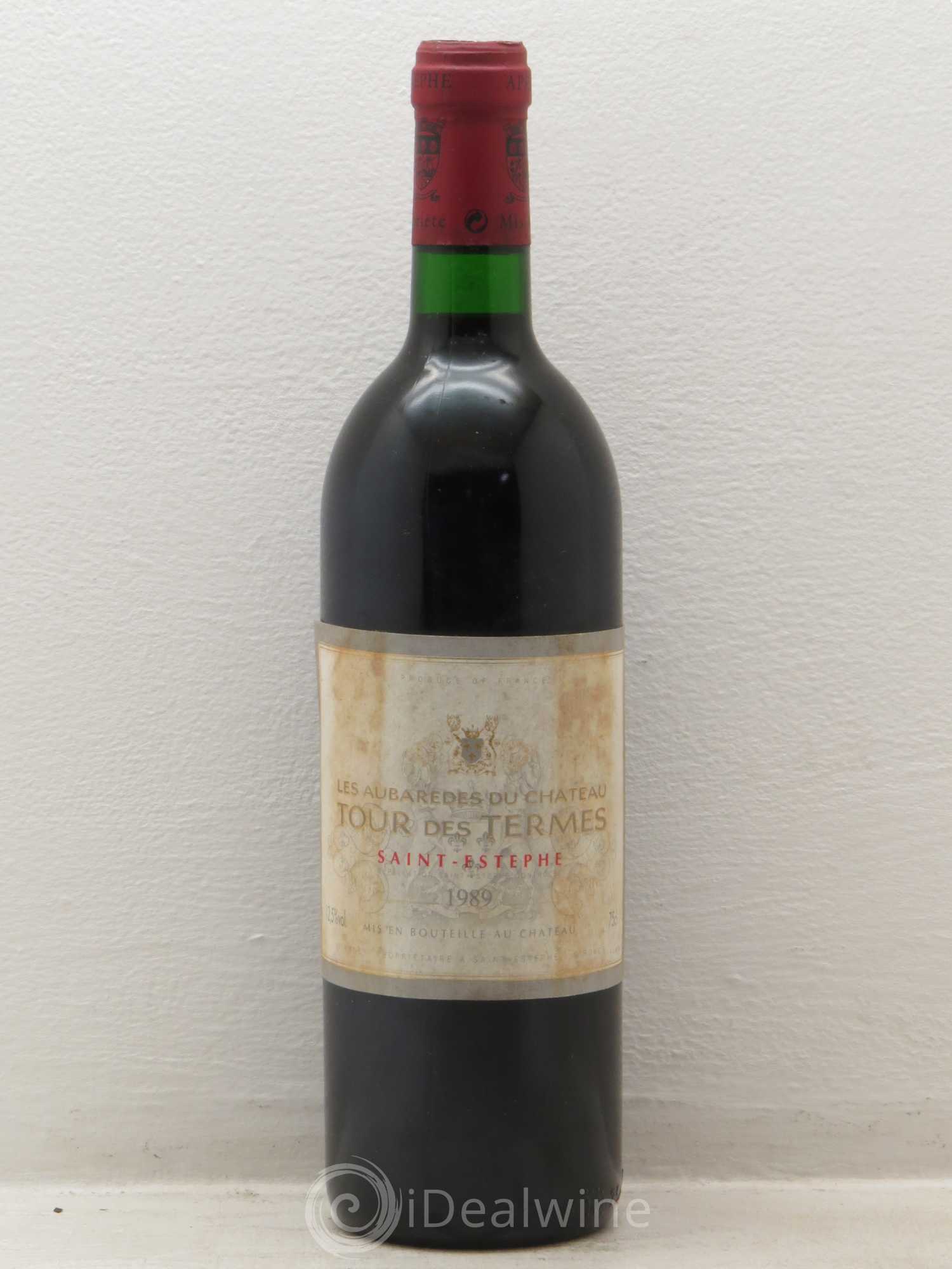 Saint-Estèphe Les Aubaredes du Château Tour des Termes 1989 - Posten von 1 Flasche - 0