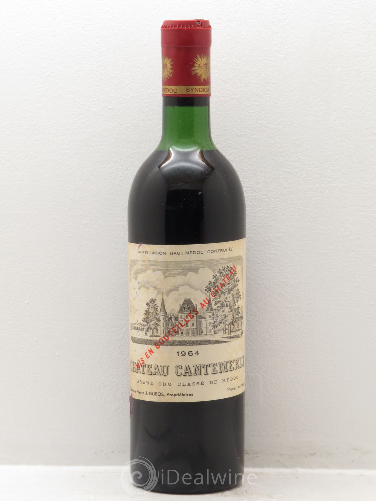 Château Cantemerle 5ème Grand Cru Classé 1964 - Lot de 1 bouteille - 0