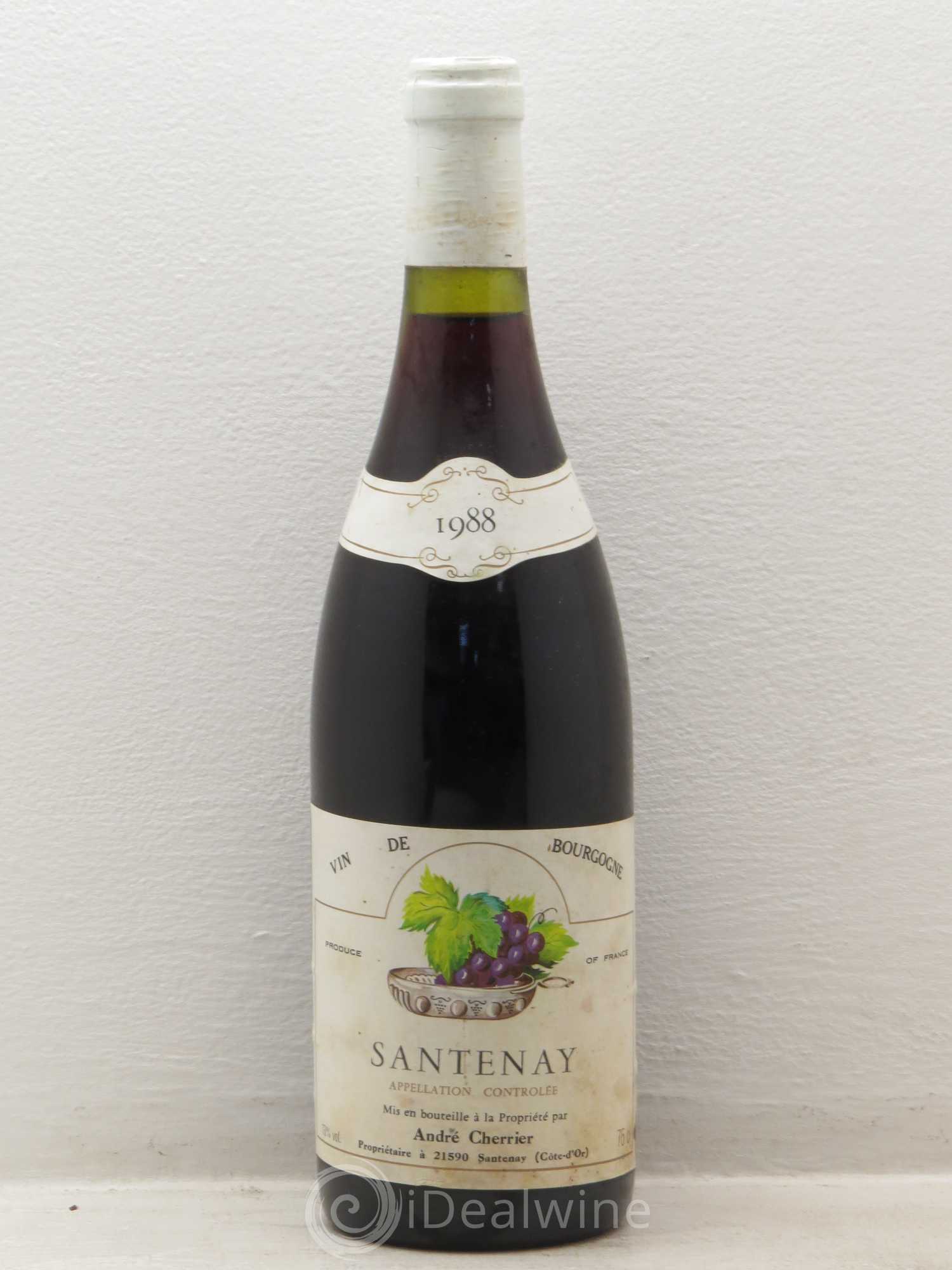 Santenay Domaine Cherrier 1988 - Posten von 1 Flasche - 0