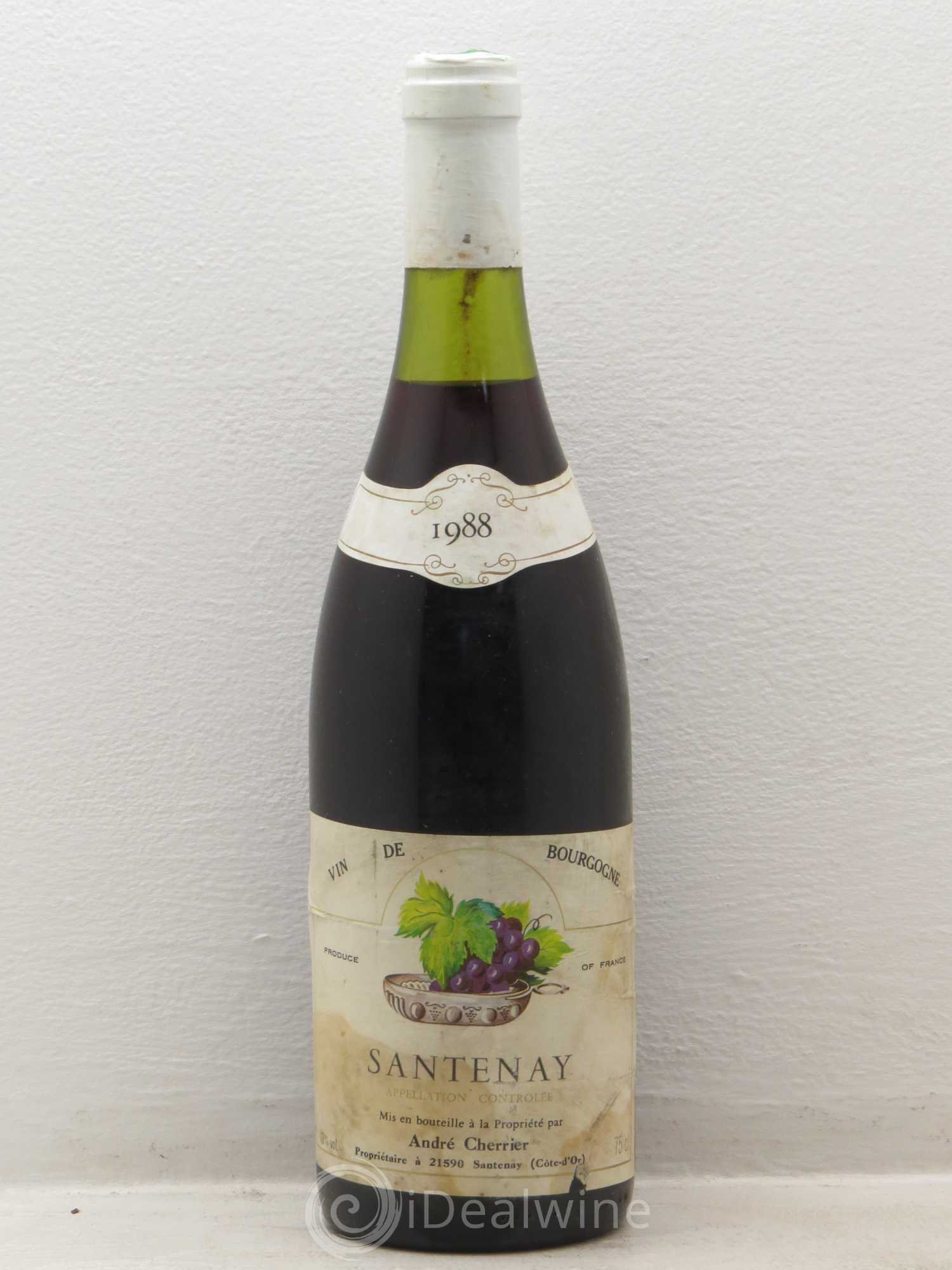 Santenay Domaine Cherrier (sans prix de réserve) 1988 - Posten von 6 Flaschen - 0