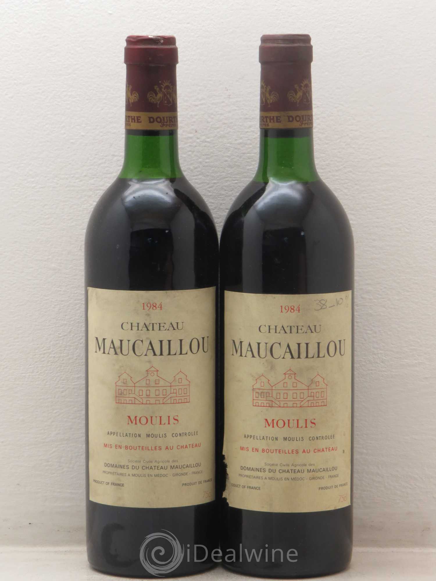 Château Maucaillou 1984 - Lot de 2 bouteilles - 0