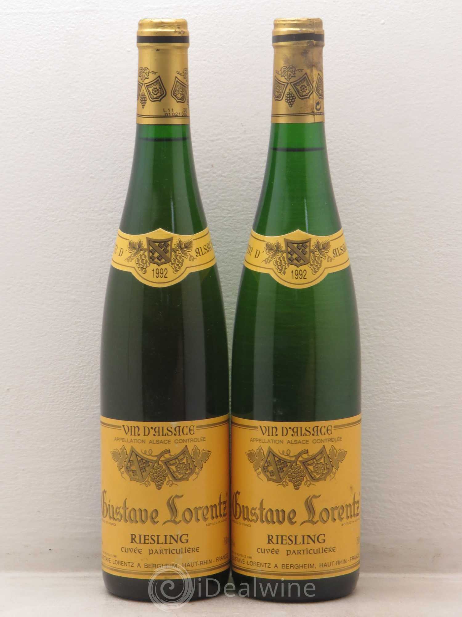 Riesling Domaine Lorentz Cuvée particuliere 1992 - Posten von 2 Flaschen - 0