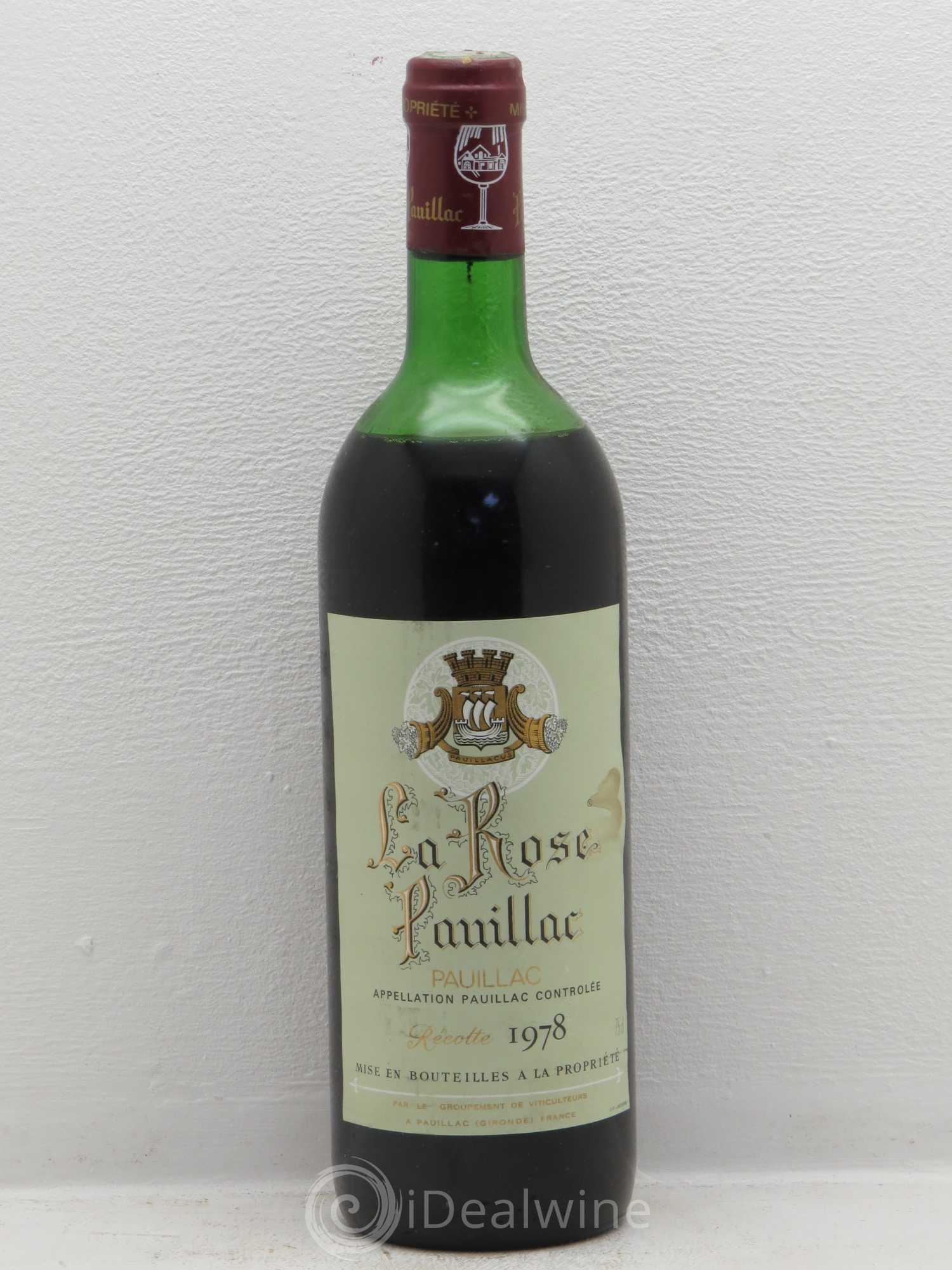 La Rose Pauillac (sans prix de réserve) 1978 - Lot de 1 bouteille - 0