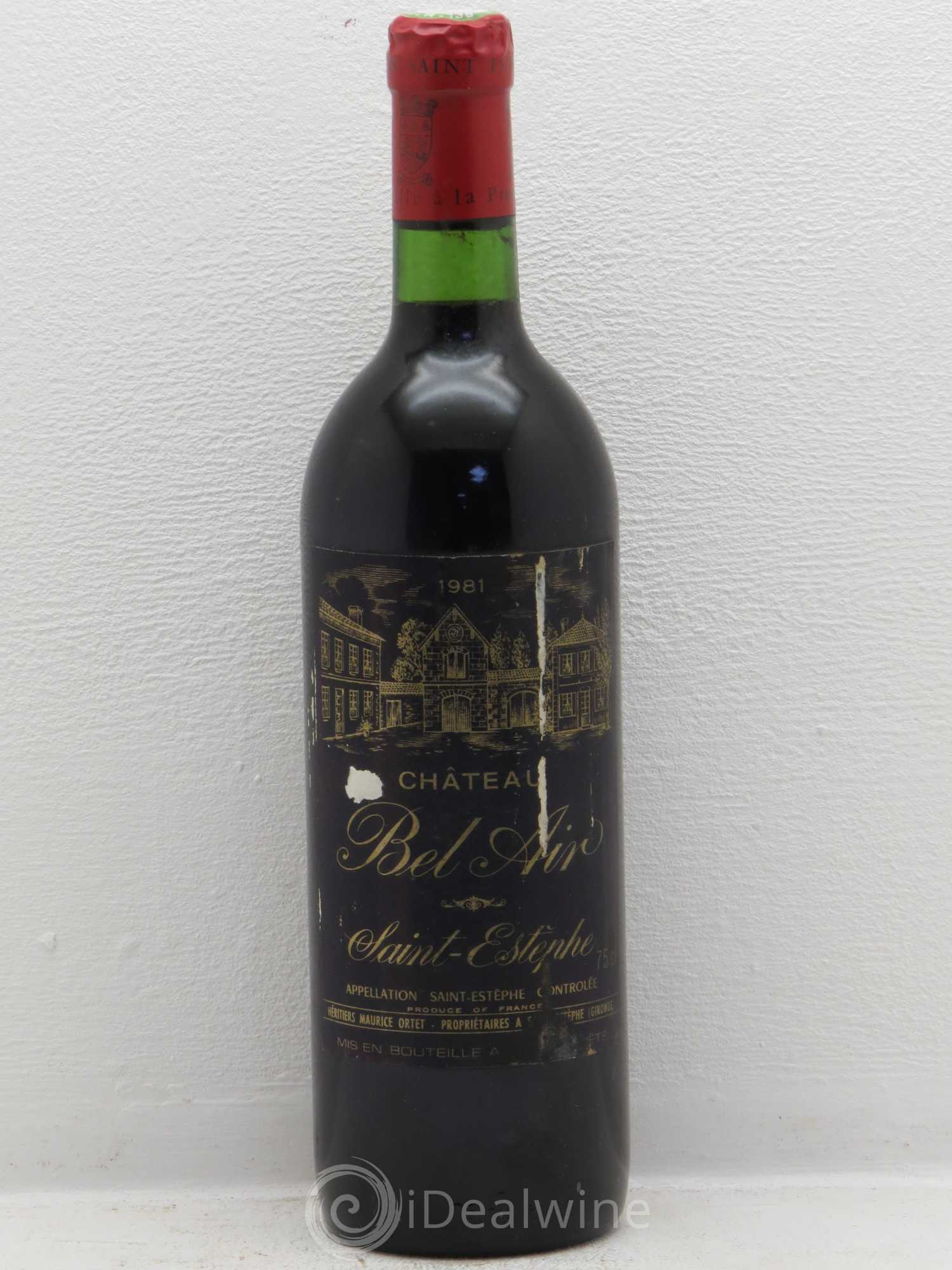 Château Bel Air 1981 - Lot de 1 bouteille - 0