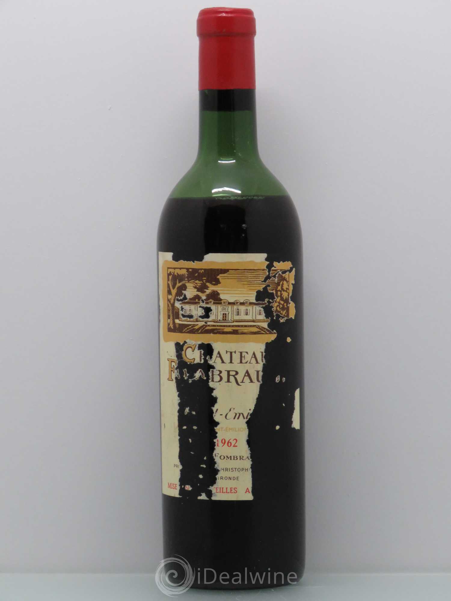 Château Fombrauge Grand Cru Classé (sans prix de réserve) 1962 - Lot de 1 bouteille - 0