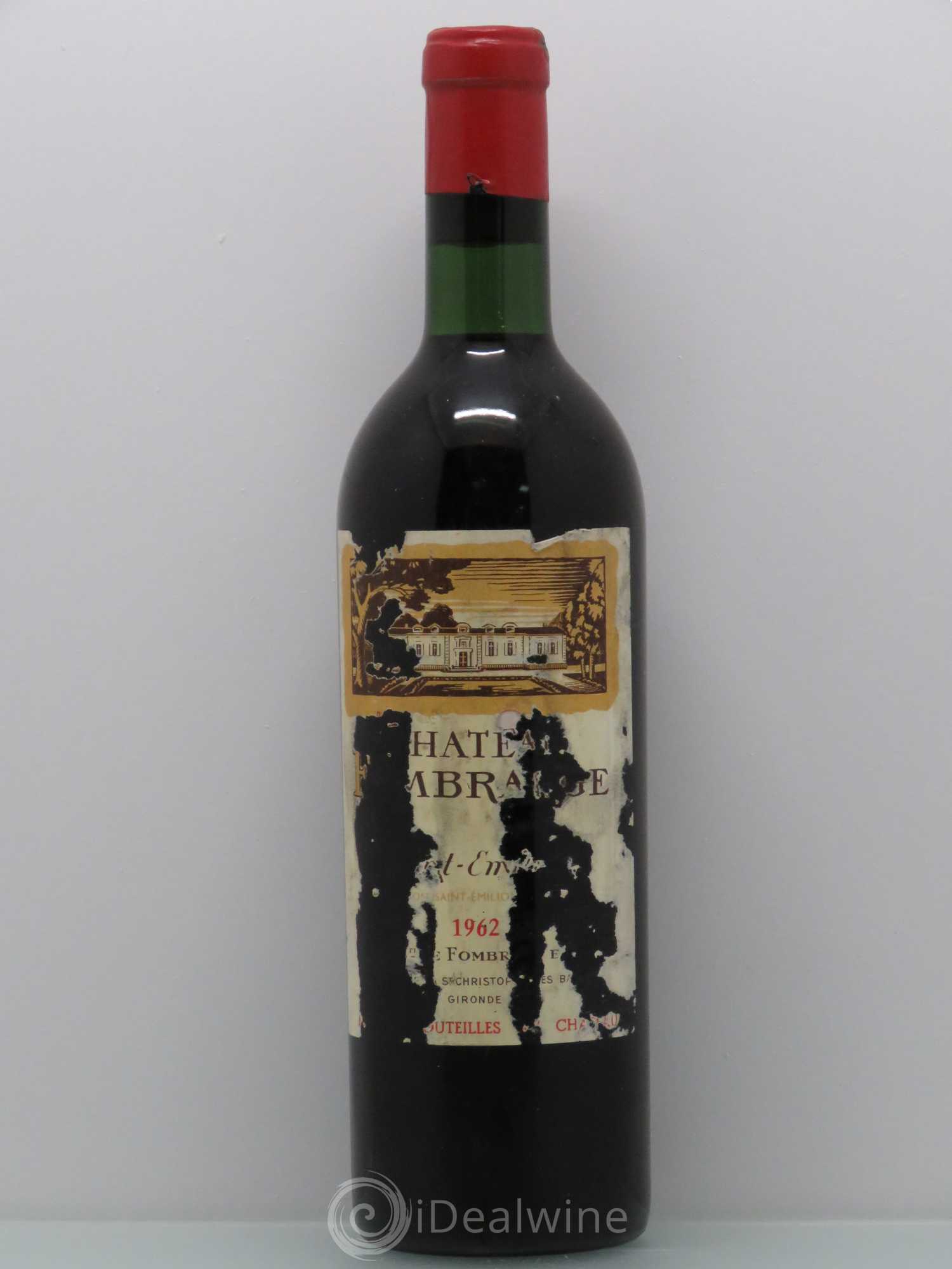 Château Fombrauge Grand Cru Classé 1962 - Lot de 1 bouteille - 0