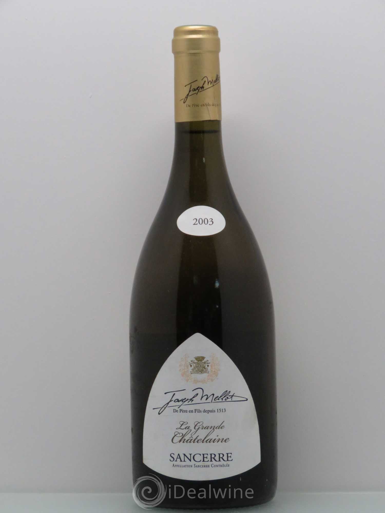 Sancerre La Grande Châtelaine Joseph Mellot 2003 - Posten von 1 Flasche - 0