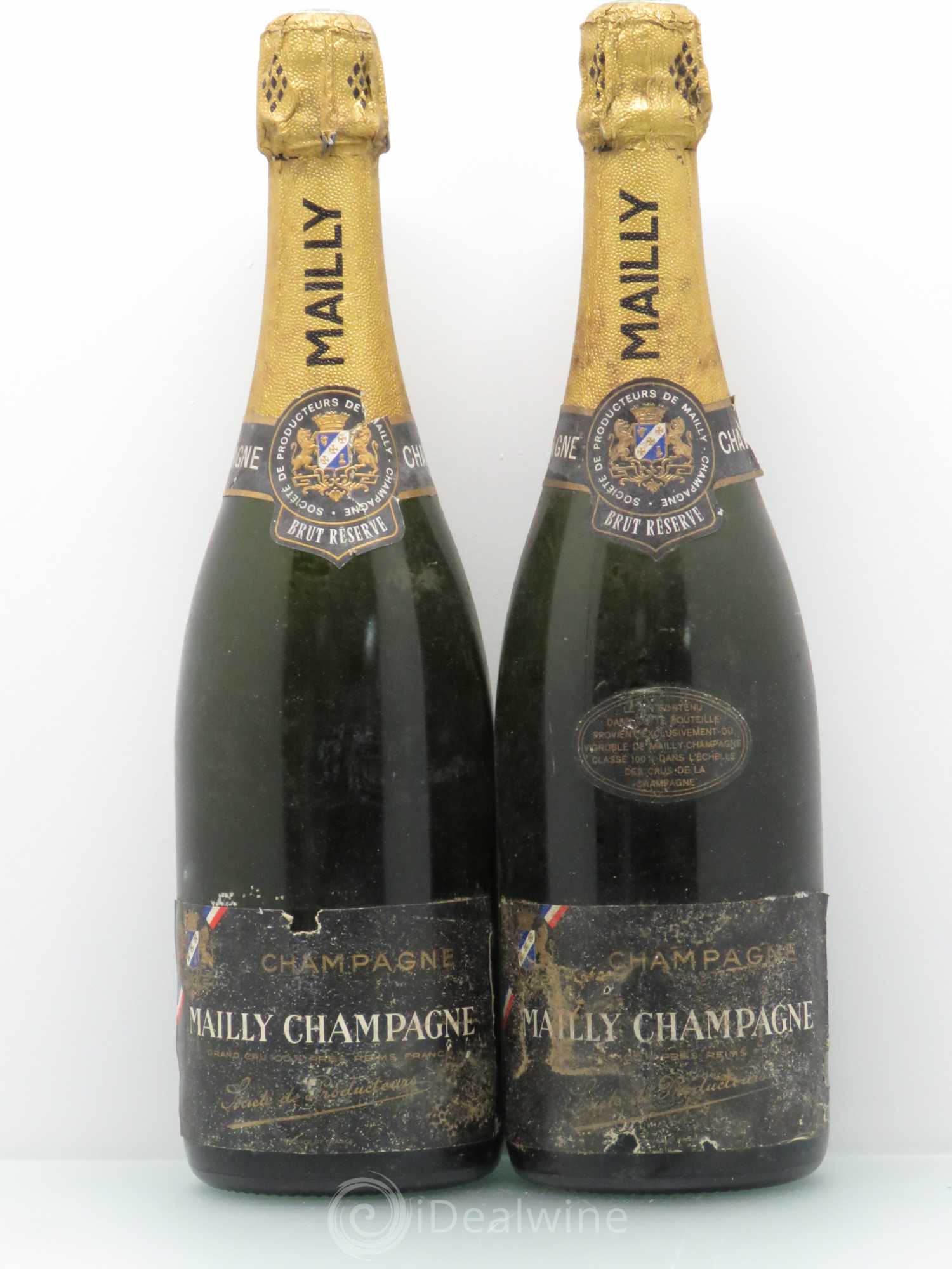 Champagne Mailly - Brut Réserve - Posten von 2 Flaschen - 0