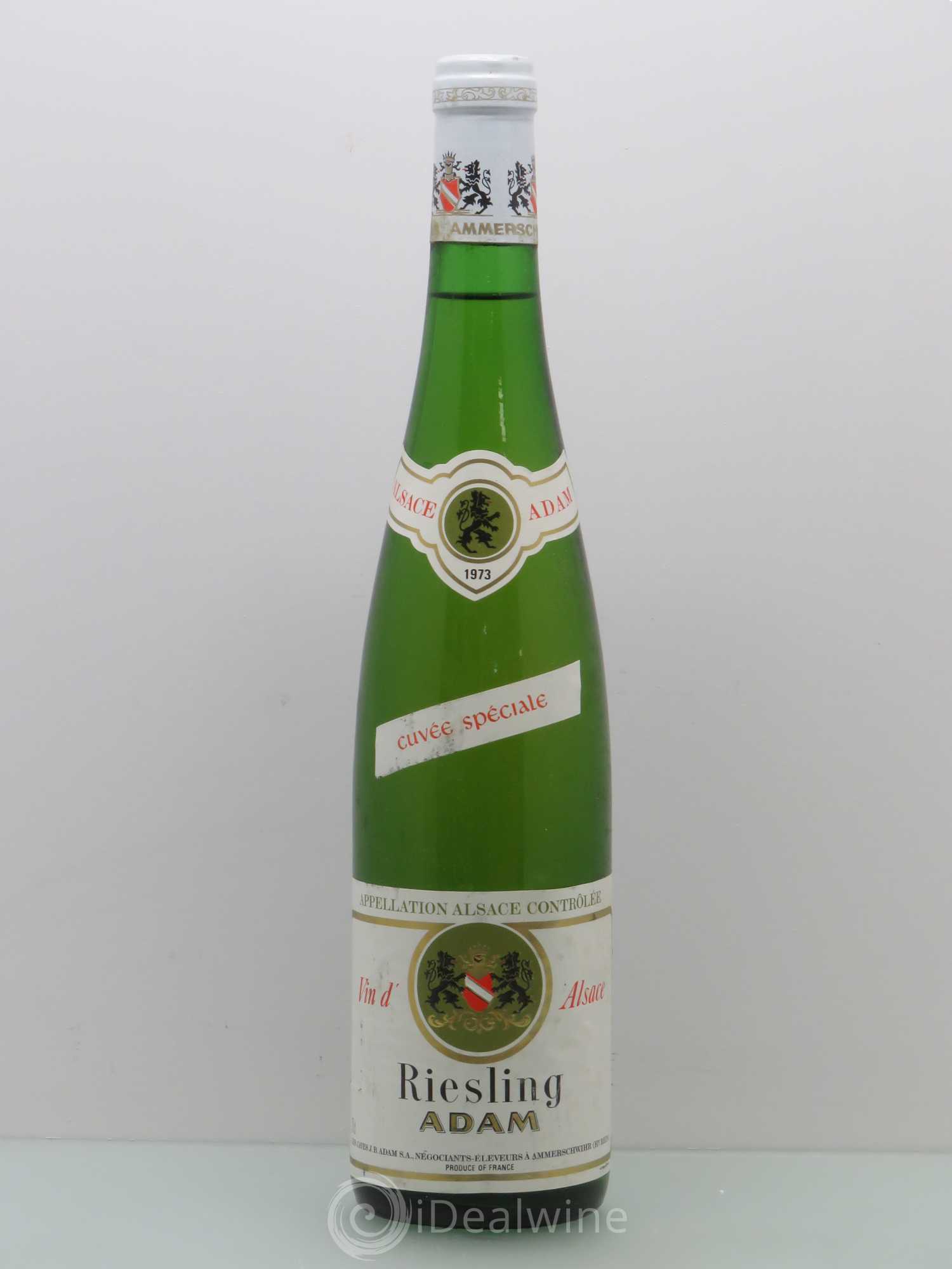 Riesling Adam Cuvee Speciale 1973 - Posten von 1 Flasche - 0
