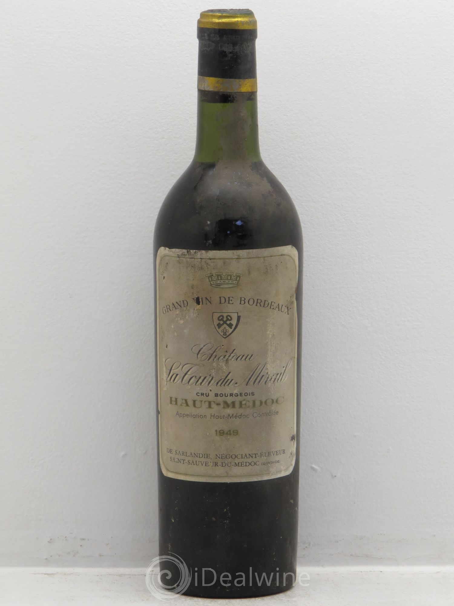 Château Tour du Mirail Cru Bourgeois 1949 - Lot de 1 bouteille - 0