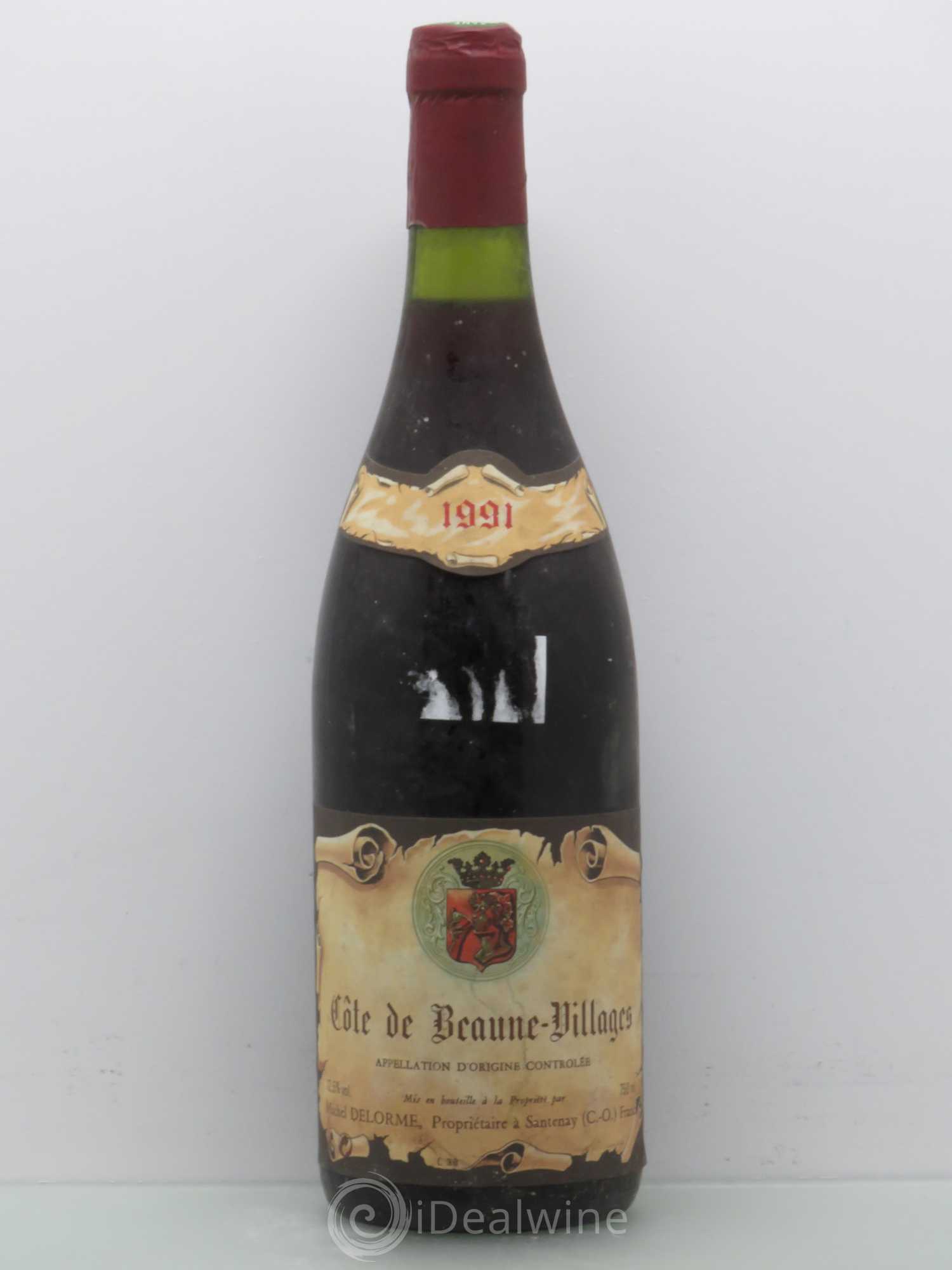 Côte de Beaune-Villages Michel Delorme 1991 - Lot de 1 bouteille - 0