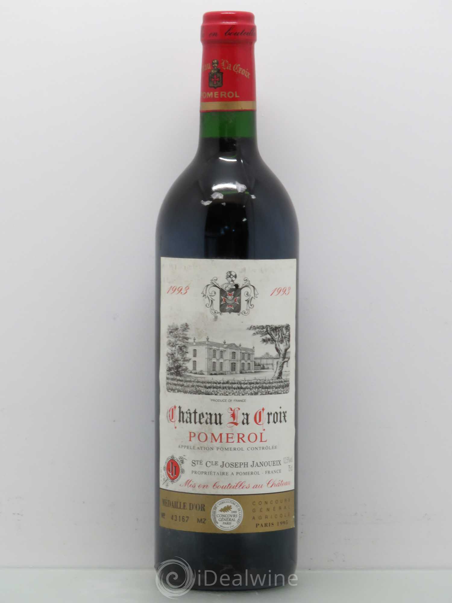 Pomerol Château La Croix 1993 - Posten von 1 Flasche - 0