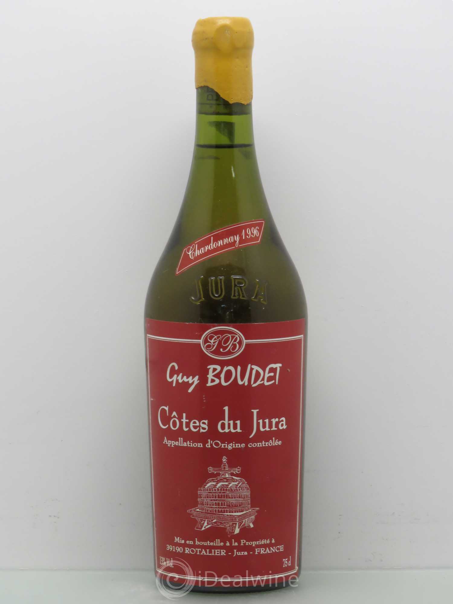 Côtes du Jura Chardonnay - G. Boudet 1996 - Posten von 1 Flasche - 0