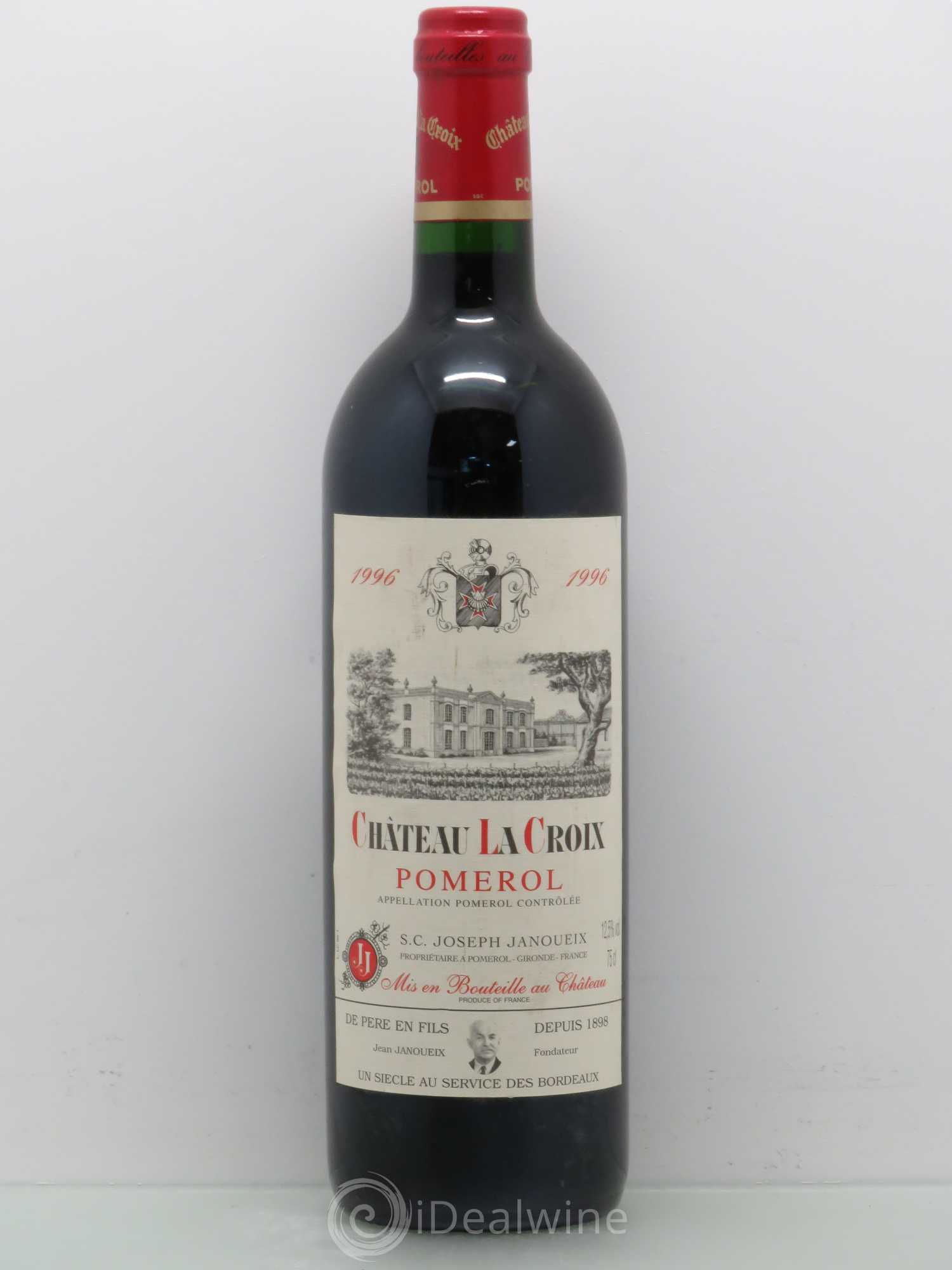 Château la Croix 1996 - Lot de 1 bouteille - 0