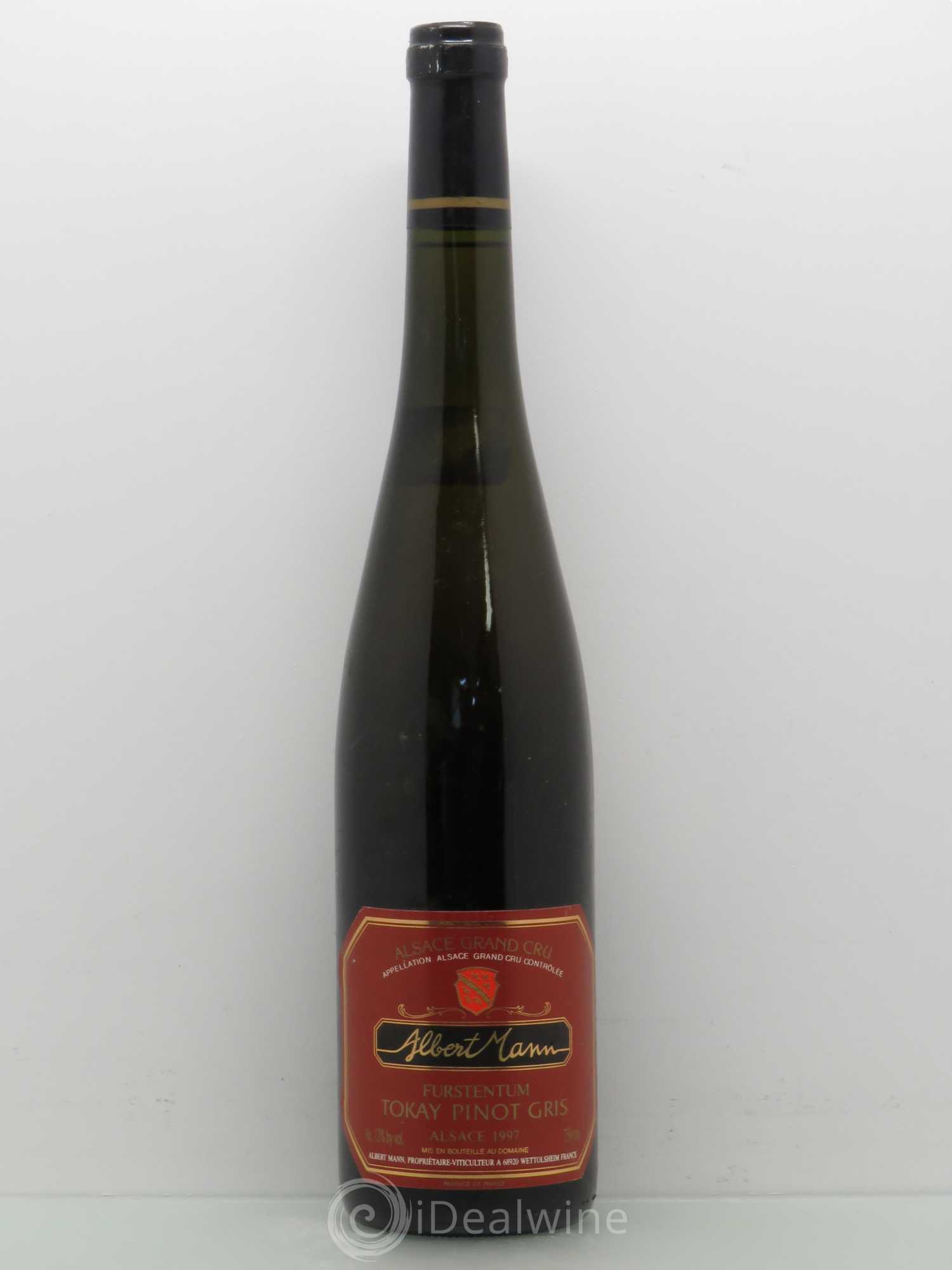 Pinot Gris Alsace Grand Cru Furstentum - Albert Mann 1997 - Posten von 1 Flasche - 0